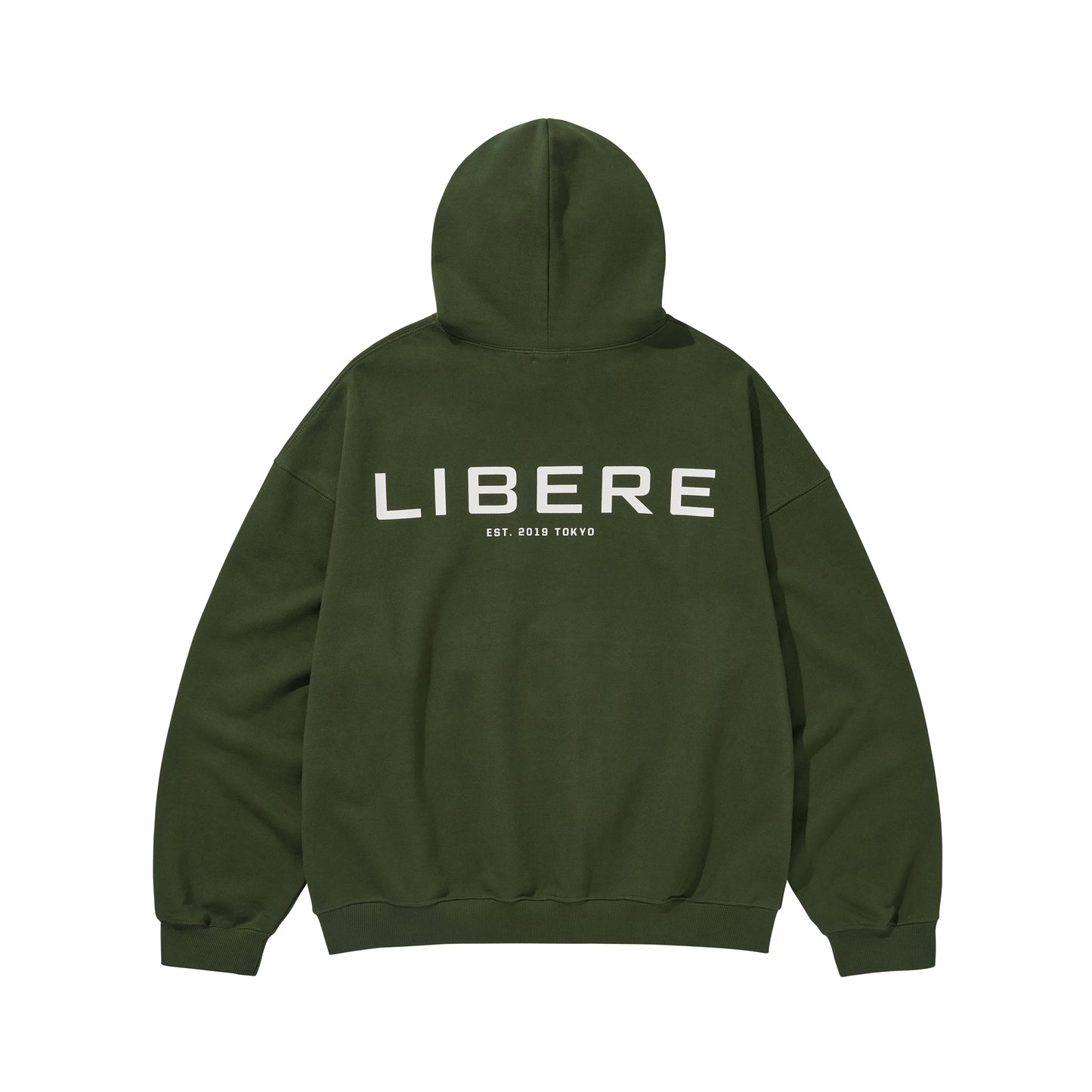 LIBERE LOGO HOODIE / GREEN