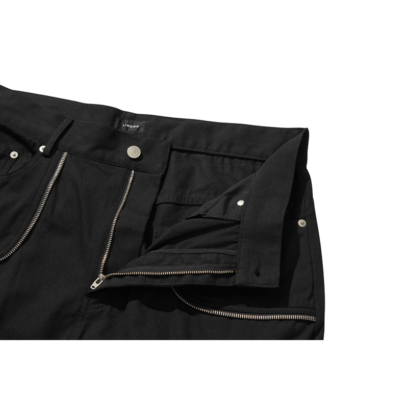 MODIFIED CROSS PANTS / BLACK