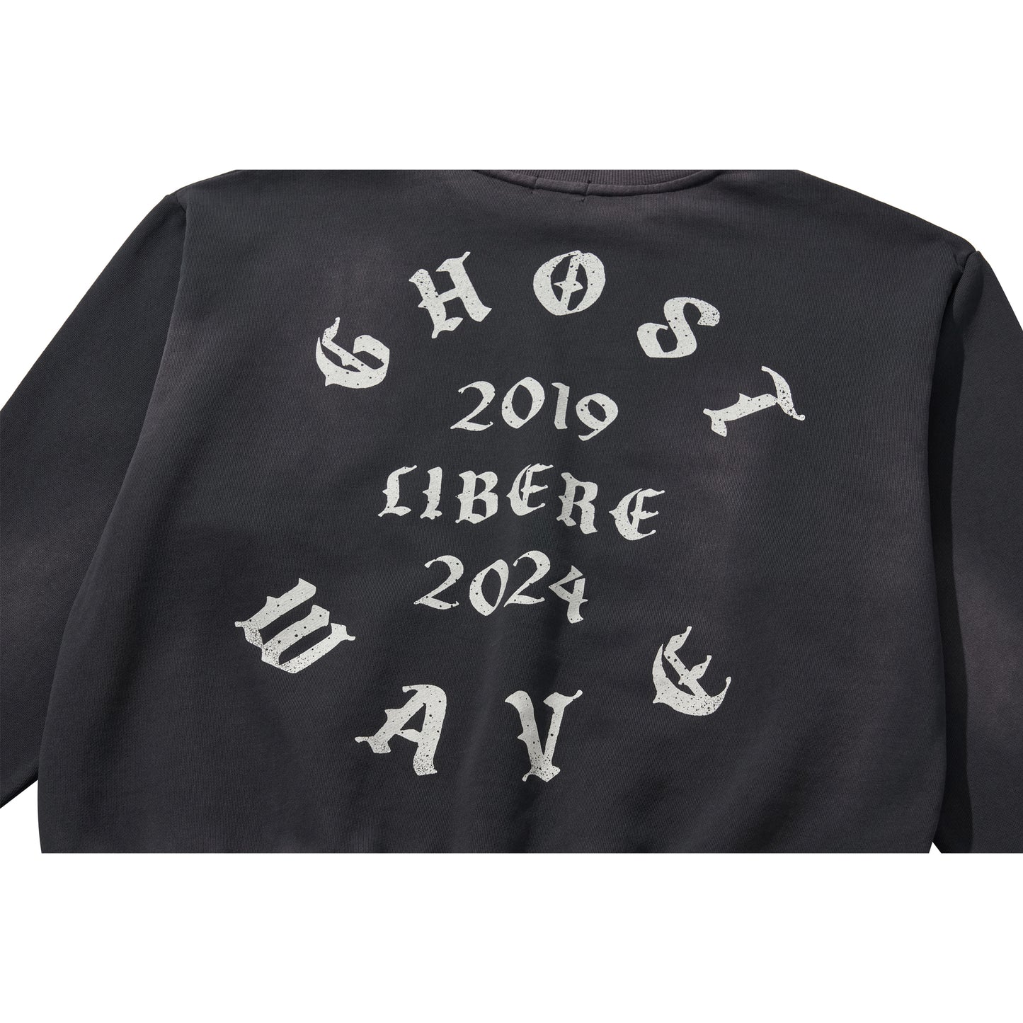 GOTHIC LOGO CREWNECK SWEATZ / BLACK