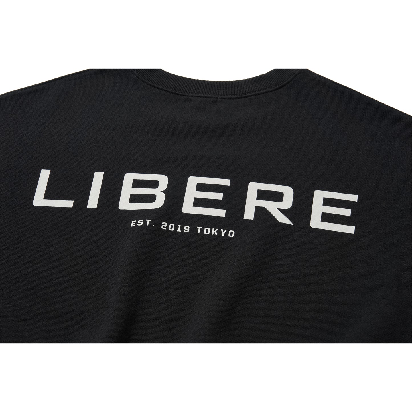 LIBERE LOGO CREWNECK SWEAT / BLACK