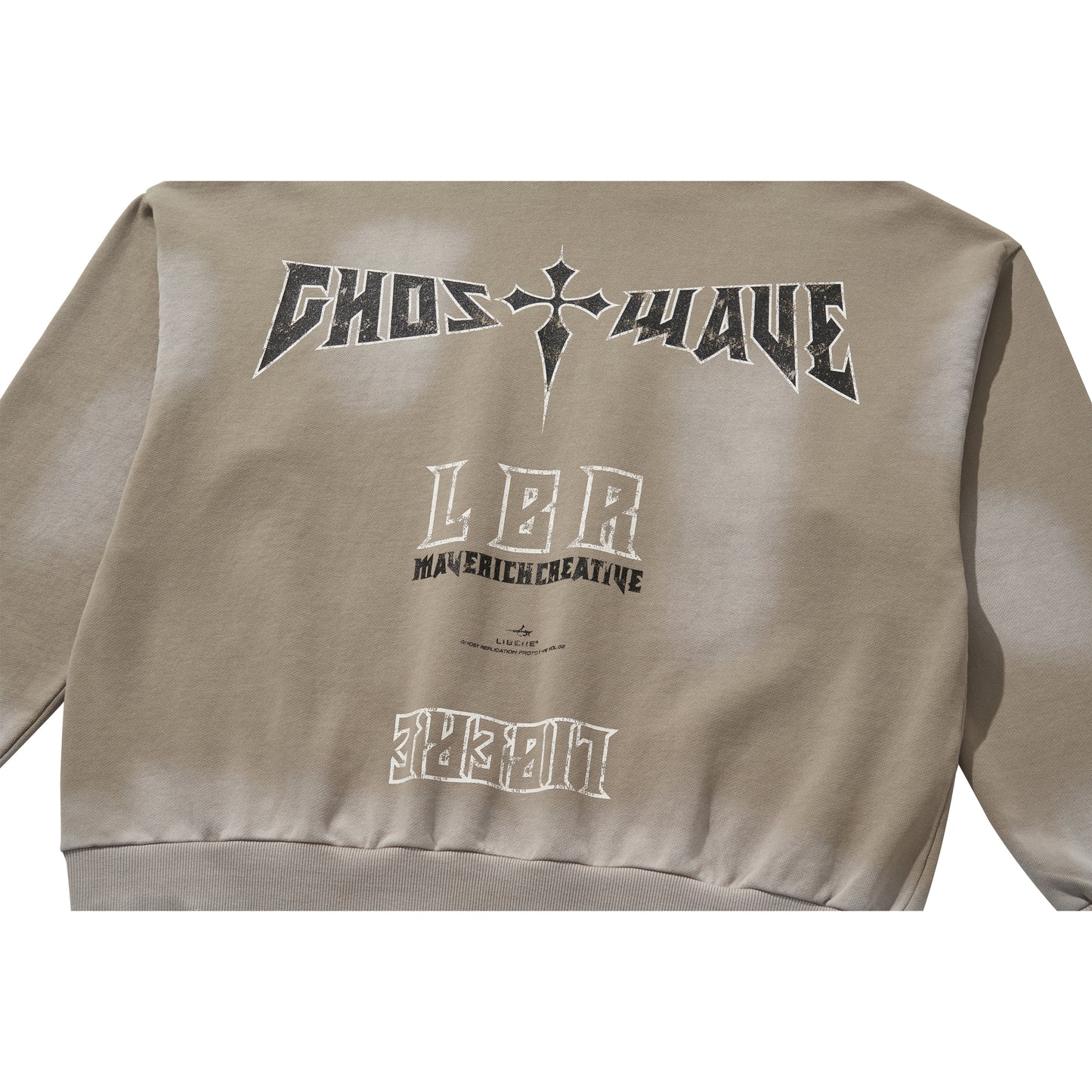 GHOST REPLICATION HOODIE2 / BEIGE