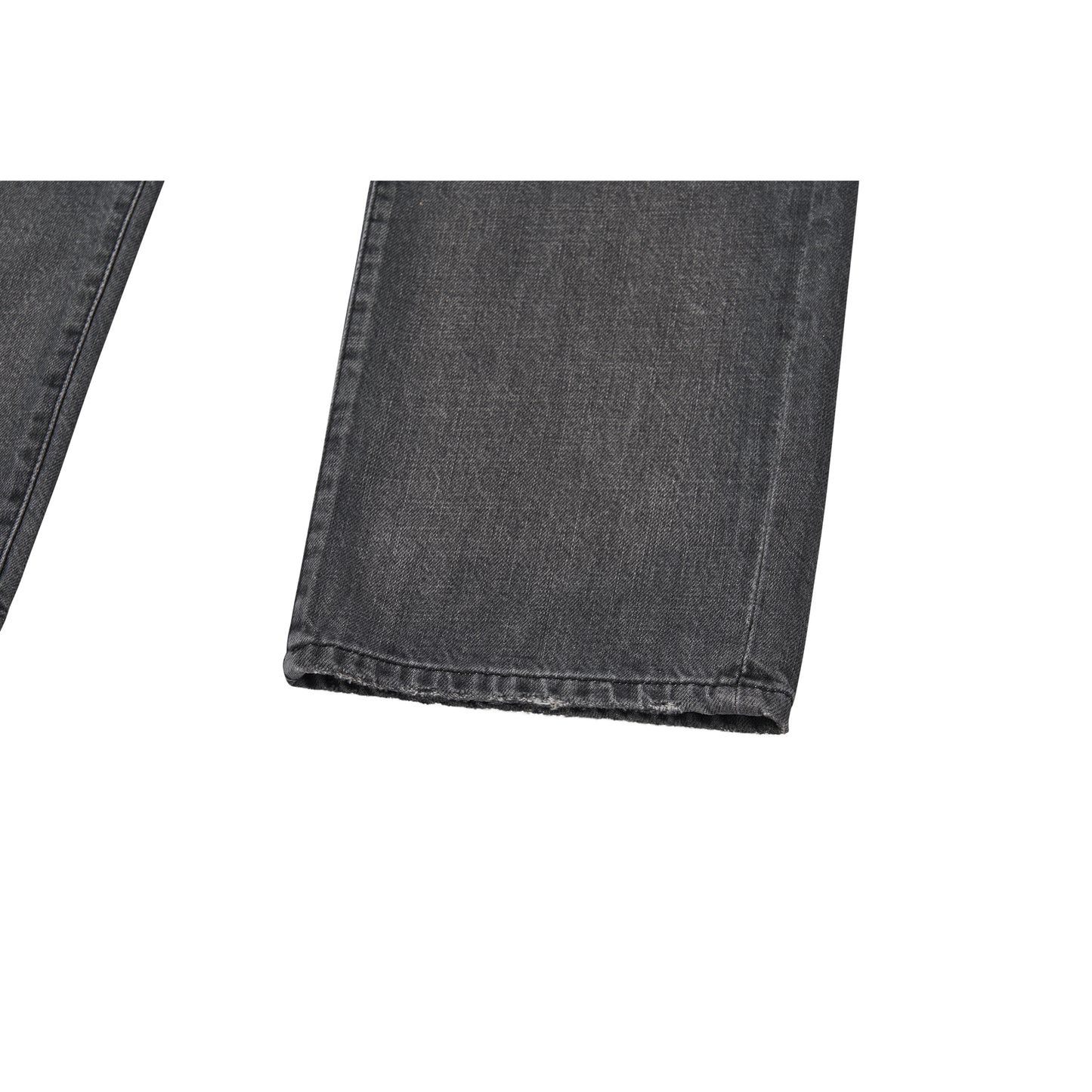 WASHED DENIM PANTS / BLACK
