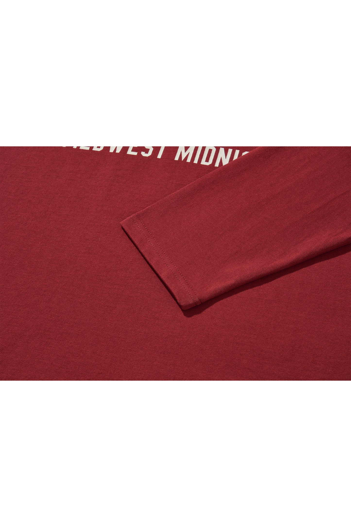 BISON BULL LONG SLEEVE T-SHIRTS / RED