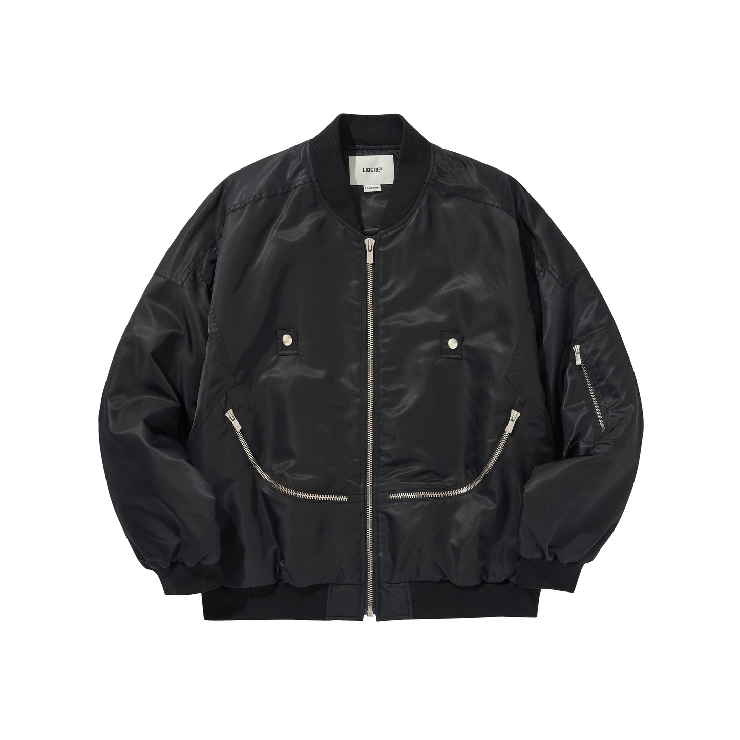 CHUCKLE MA-1 JACKET / BLACK