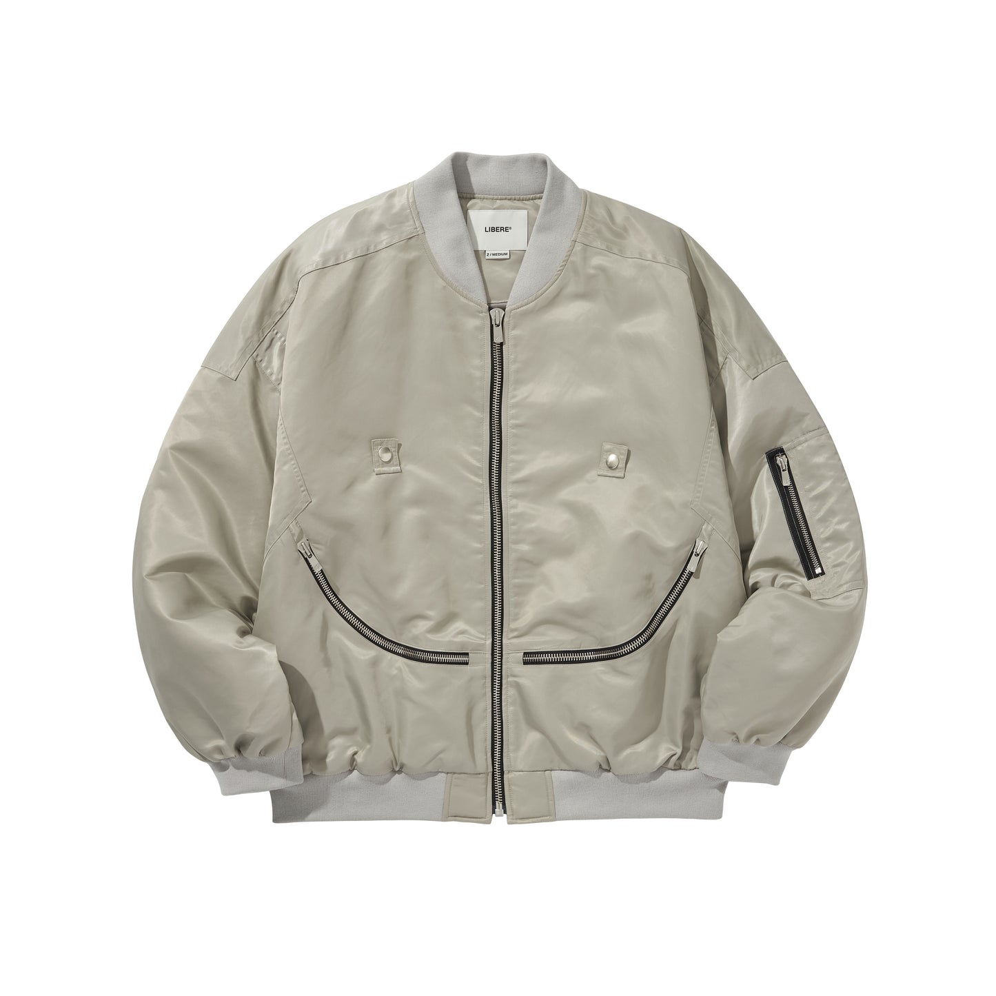 CHUCKLE MA-1 JACKET / GRAY