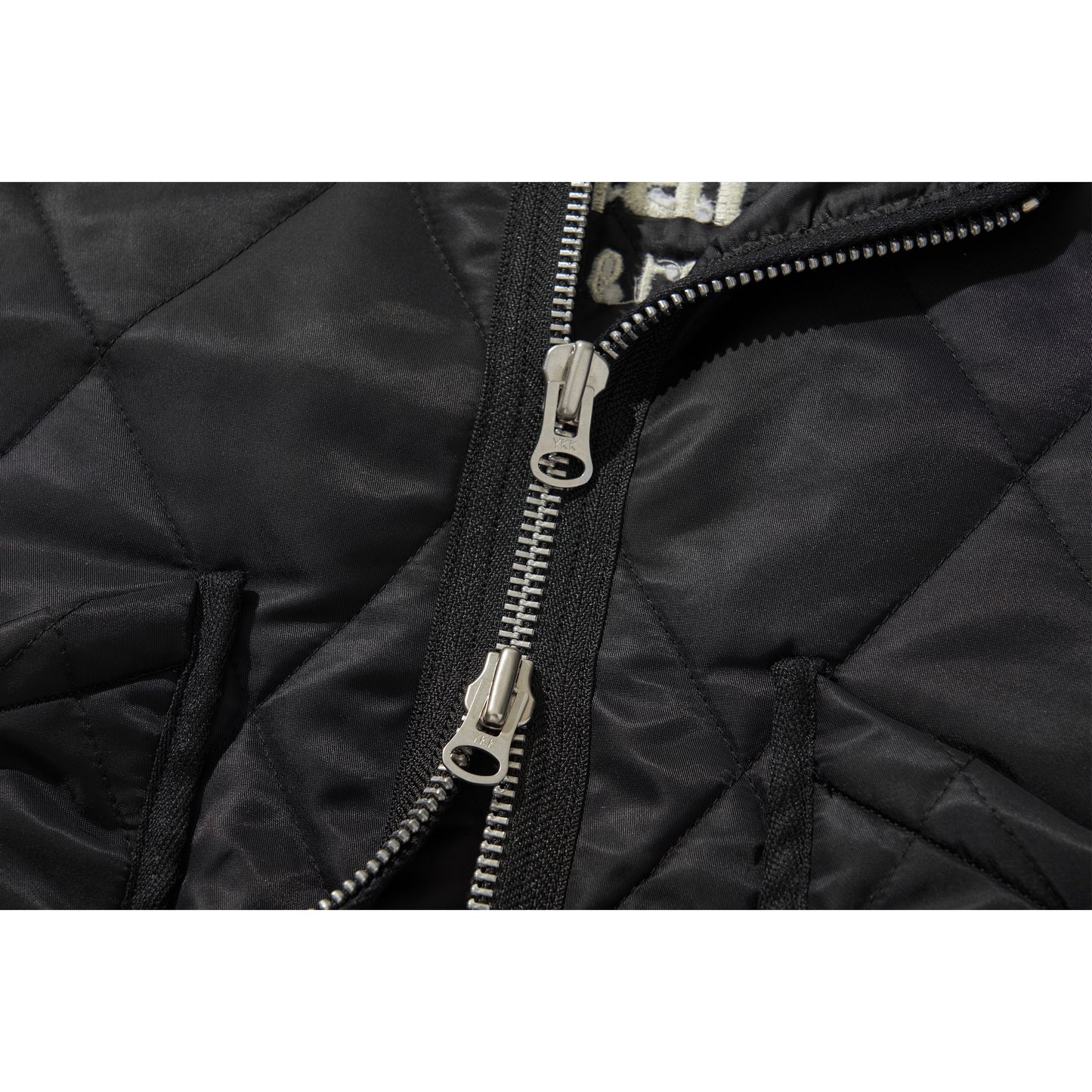 HALF QUILTING JACKET / BLACK