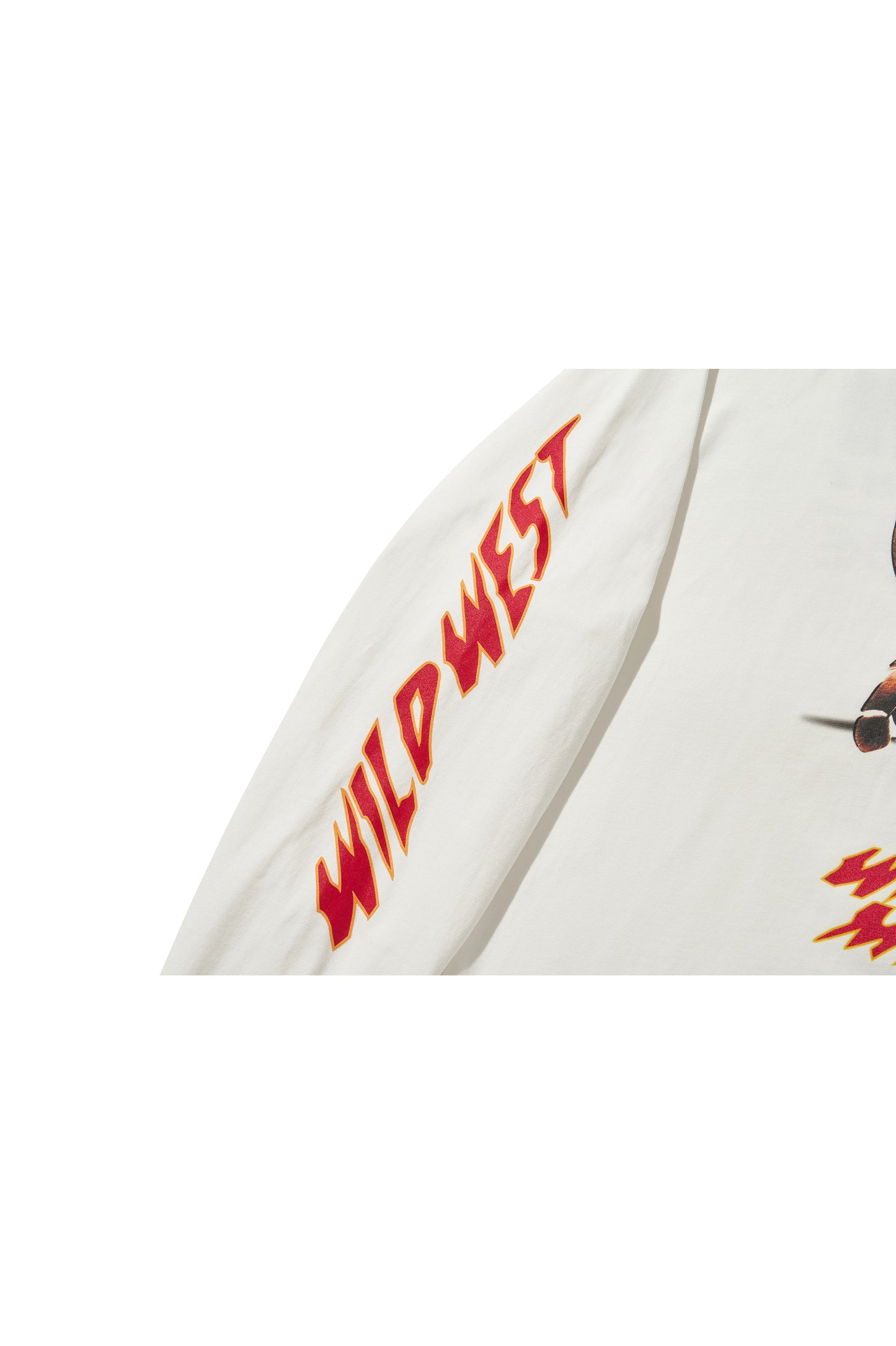 MIDNIGHT BISON LONG SLEEVE T-SHIRTS / WHITE