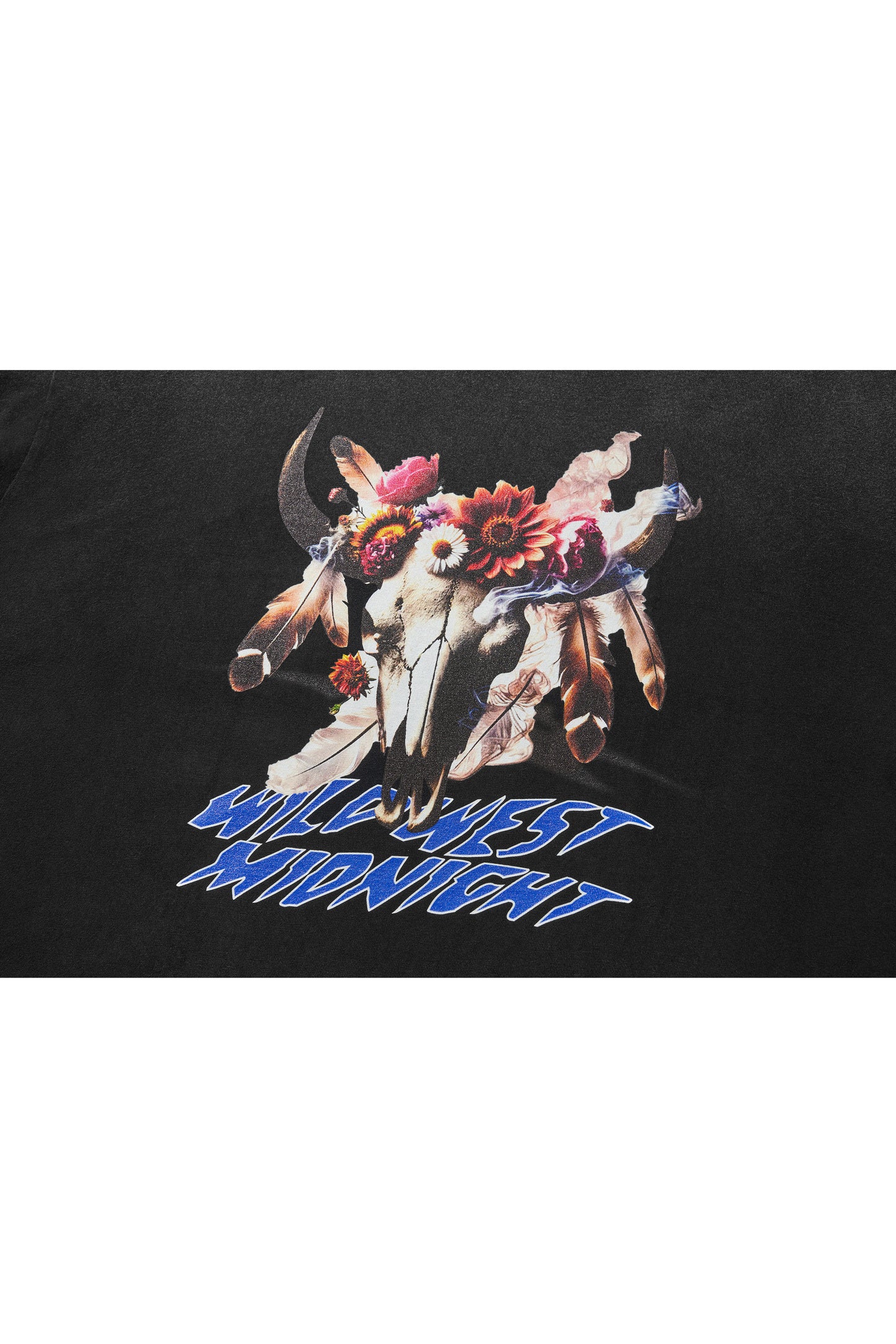 MIDNIGHT BISON T-SHIRTS / BLACK