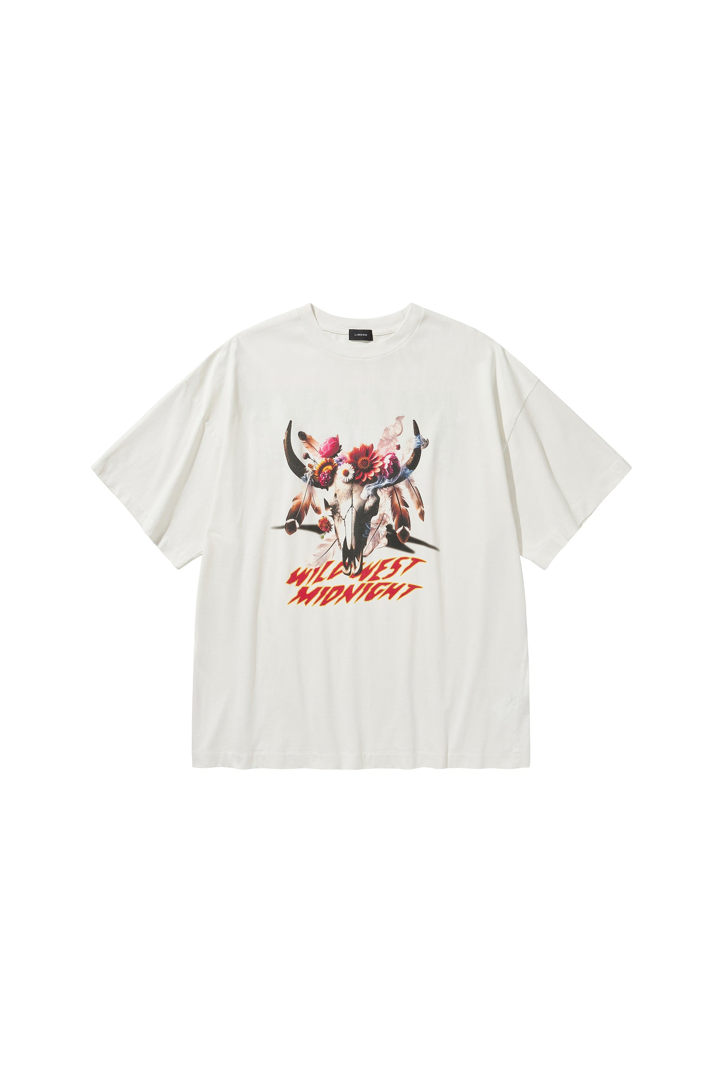 MIDNIGHT BISON T-SHIRTS / WHITE