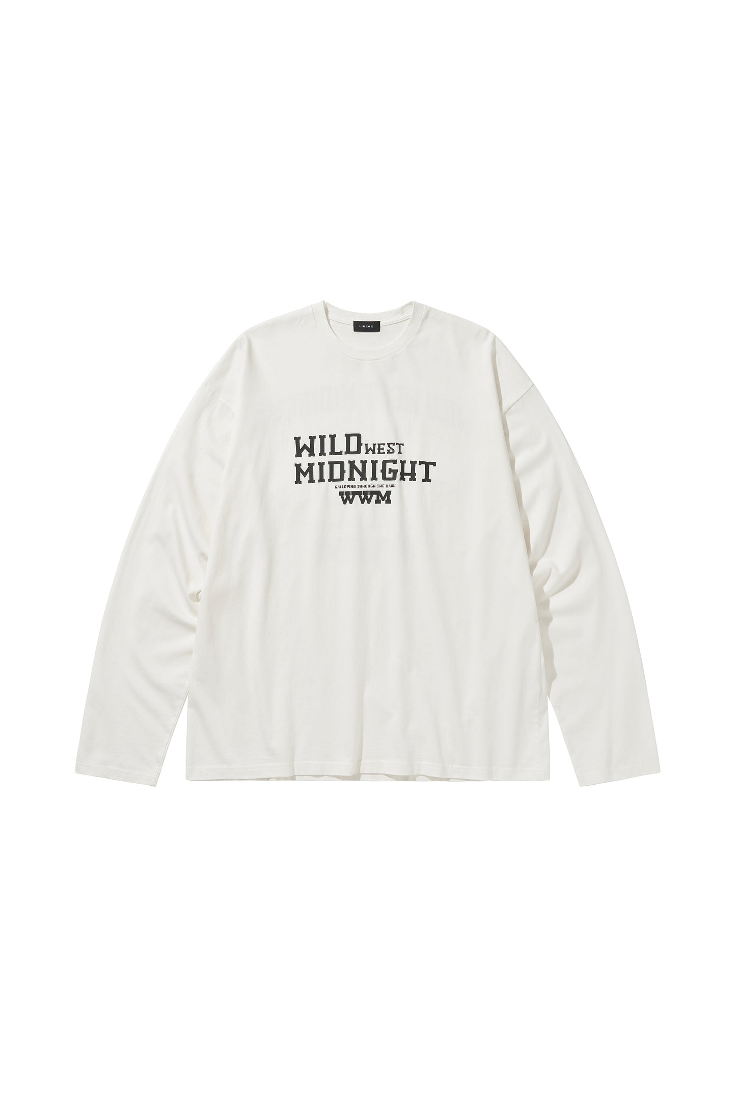 MIDNIGHT GALLOP LONGSLEEVE/ WHITE
