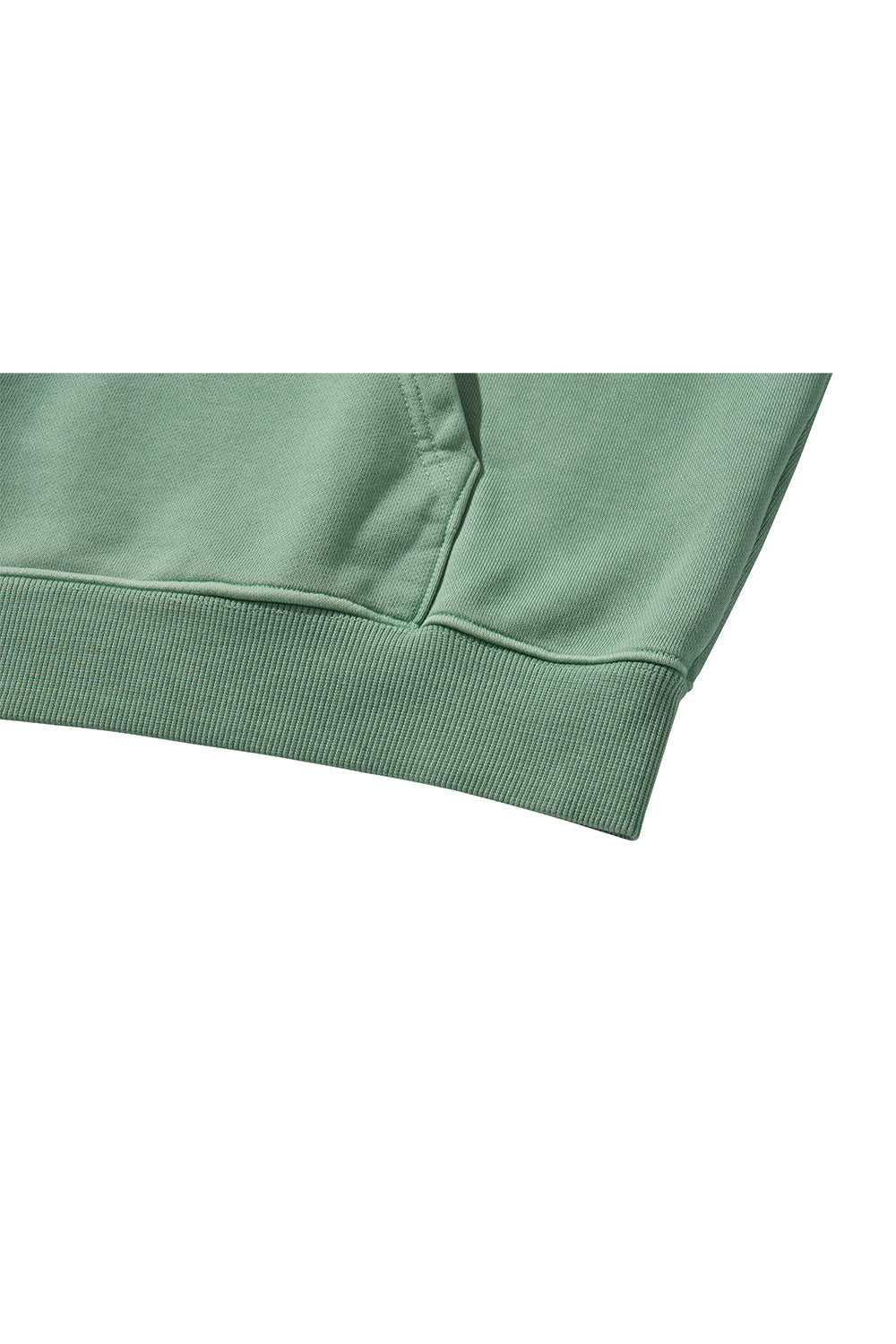 MIDNIGHT ZIP-UP HOOD / GREEN