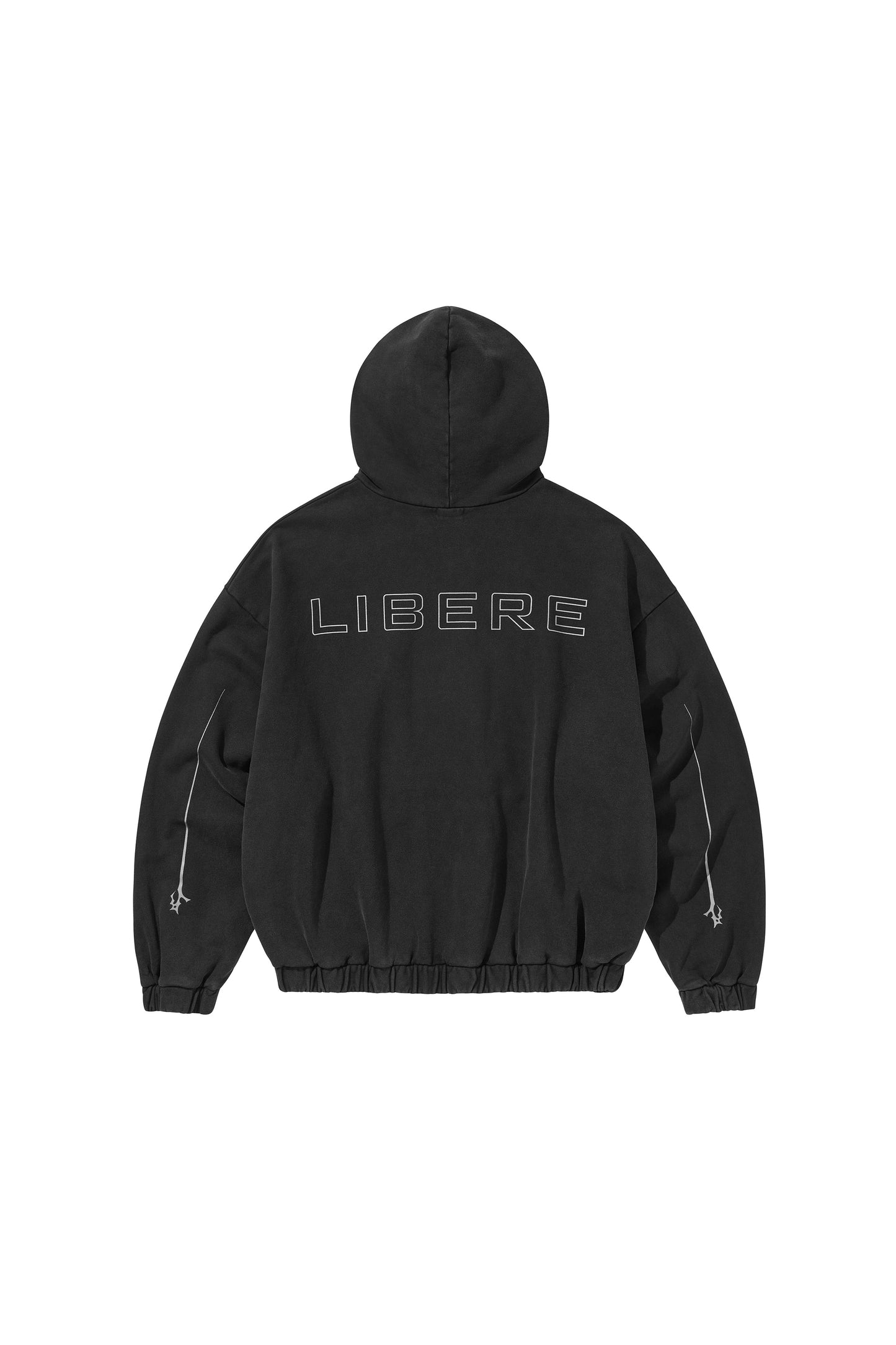 REFLECT LOGO HOODIE / BLACK