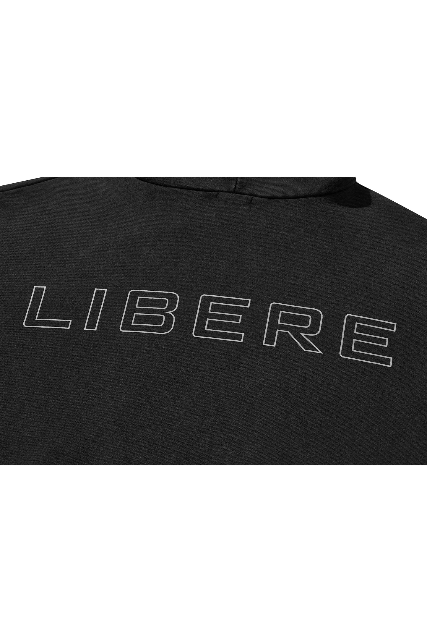 REFLECT LOGO HOODIE / BLACK