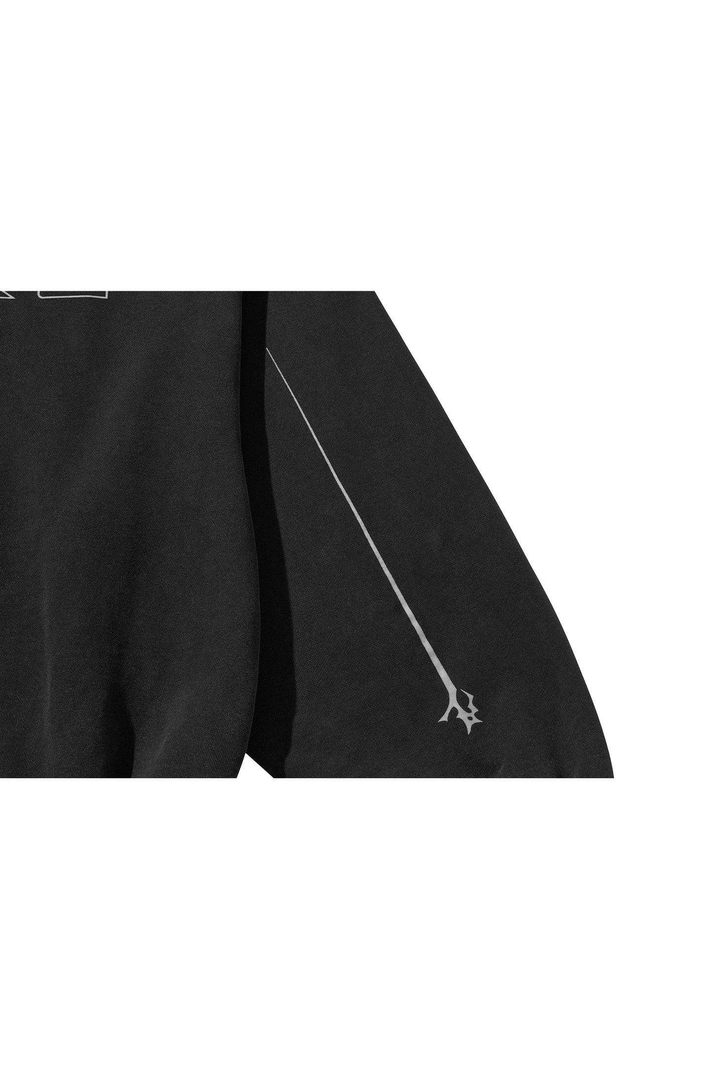 REFLECT LOGO HOODIE / BLACK