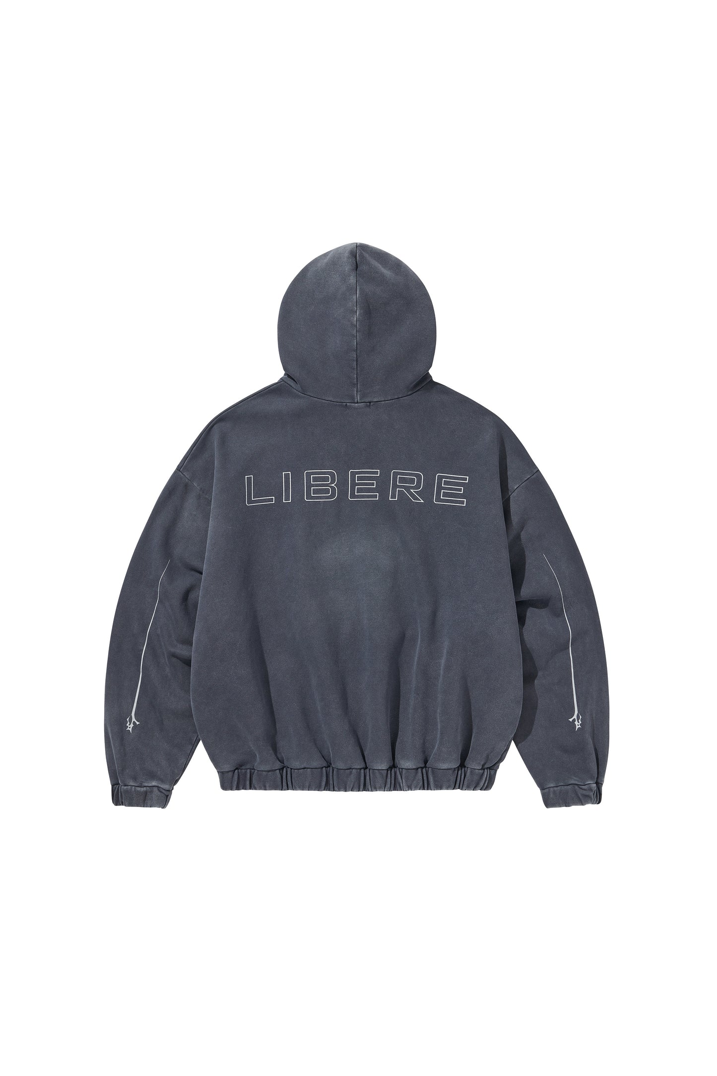REFLECT LOGO HOODIE / NAVY