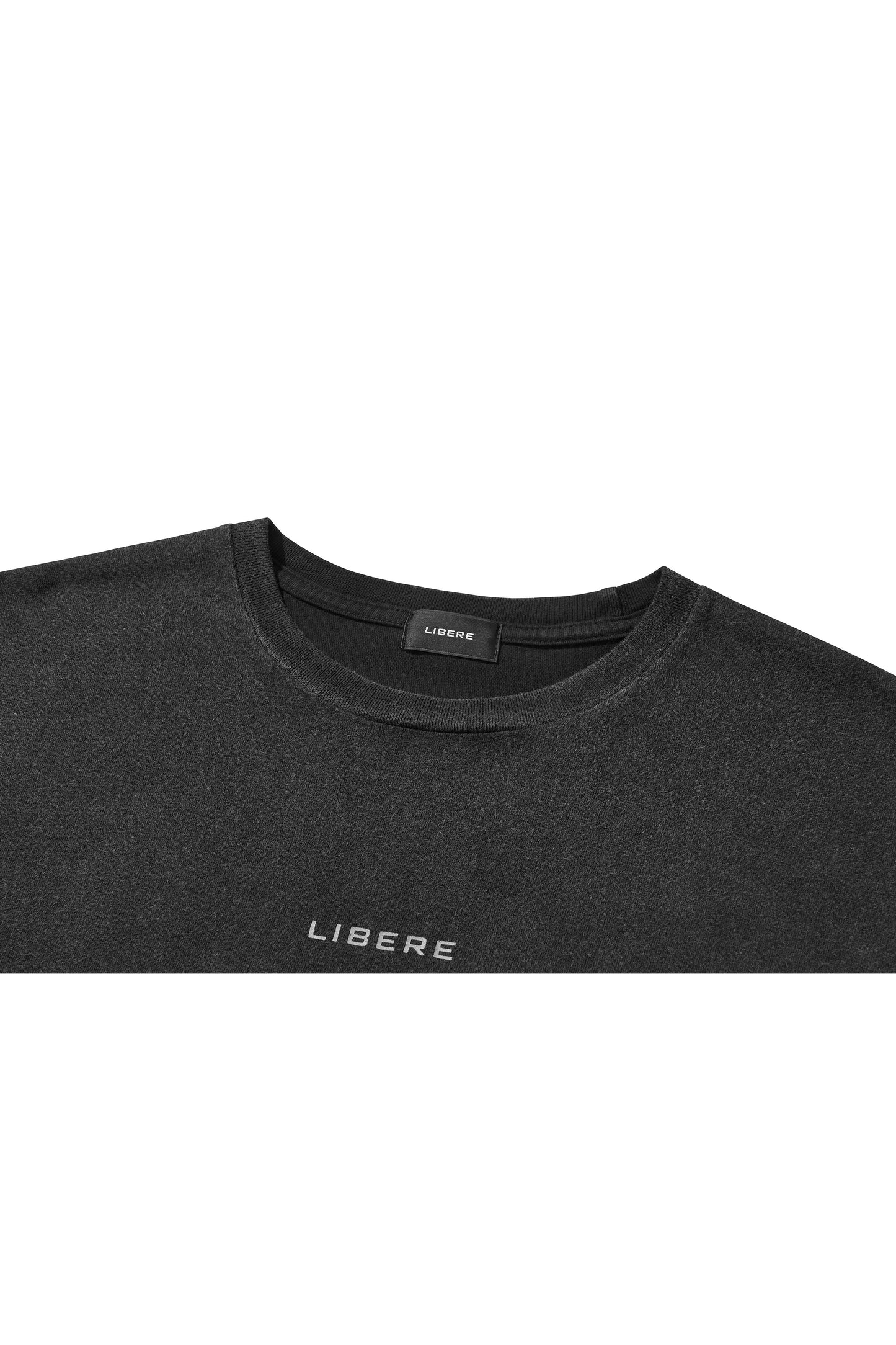 REFLECT LOGO LONG SLEEVE T-SHIRTS / BLACK