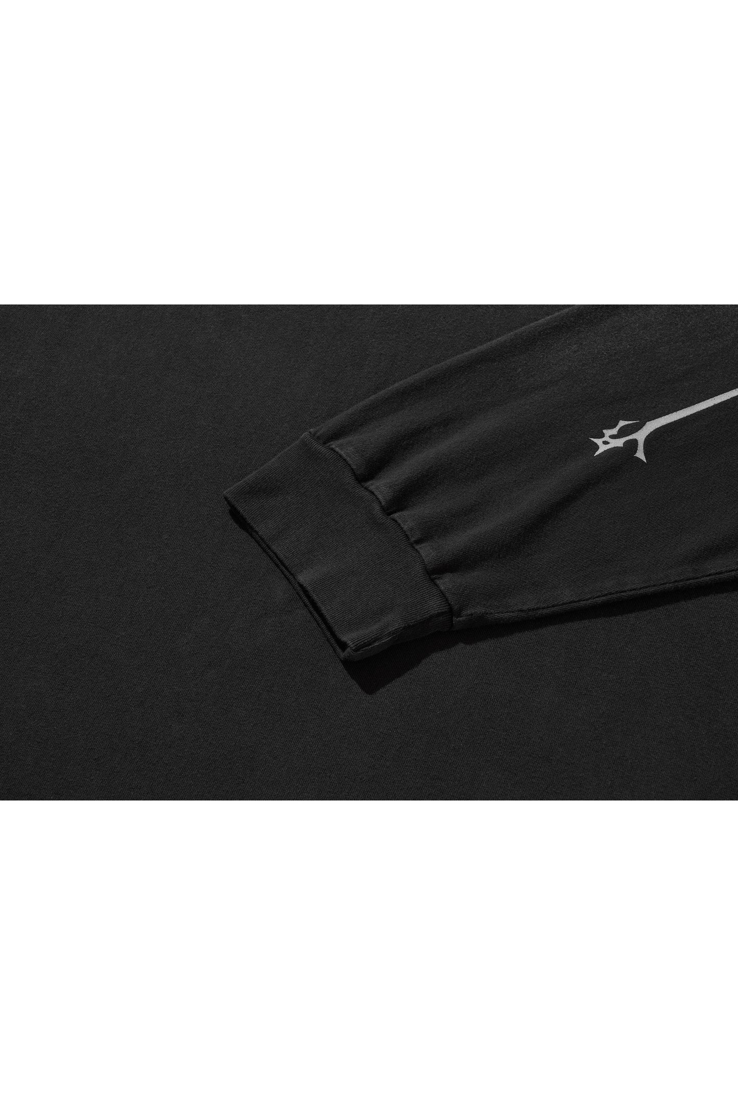 REFLECT LOGO LONG SLEEVE T-SHIRTS / BLACK