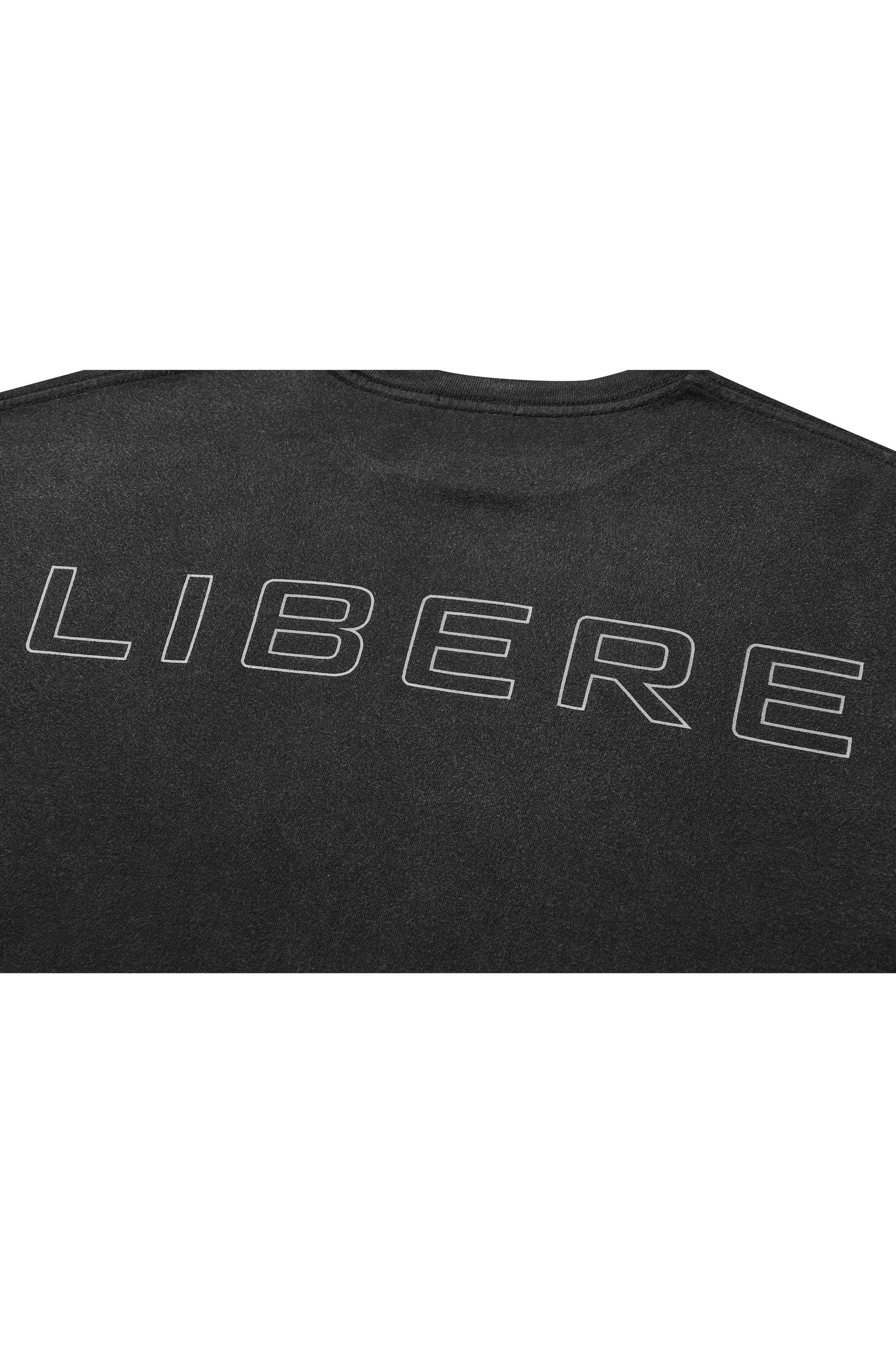 REFLECT LOGO LONG SLEEVE T-SHIRTS / BLACK