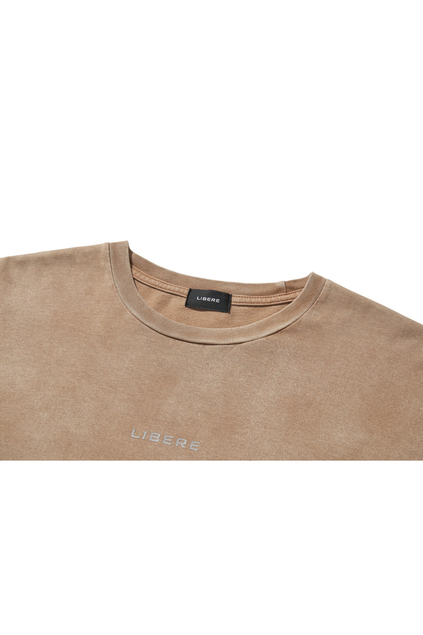 REFLECT LOGO LONG SLEEVE T-SHIRTS / BROWN
