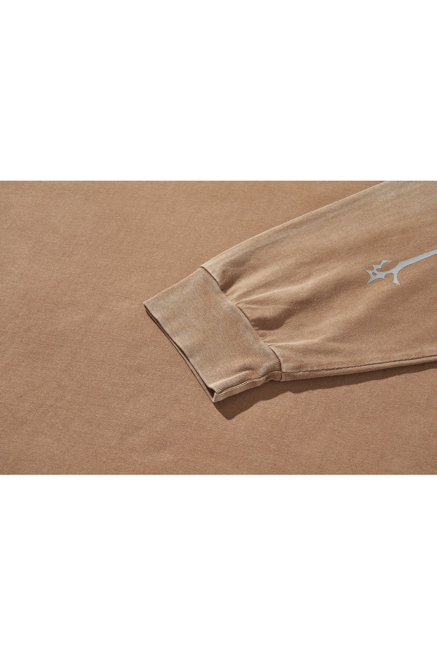 REFLECT LOGO LONG SLEEVE T-SHIRTS / BROWN