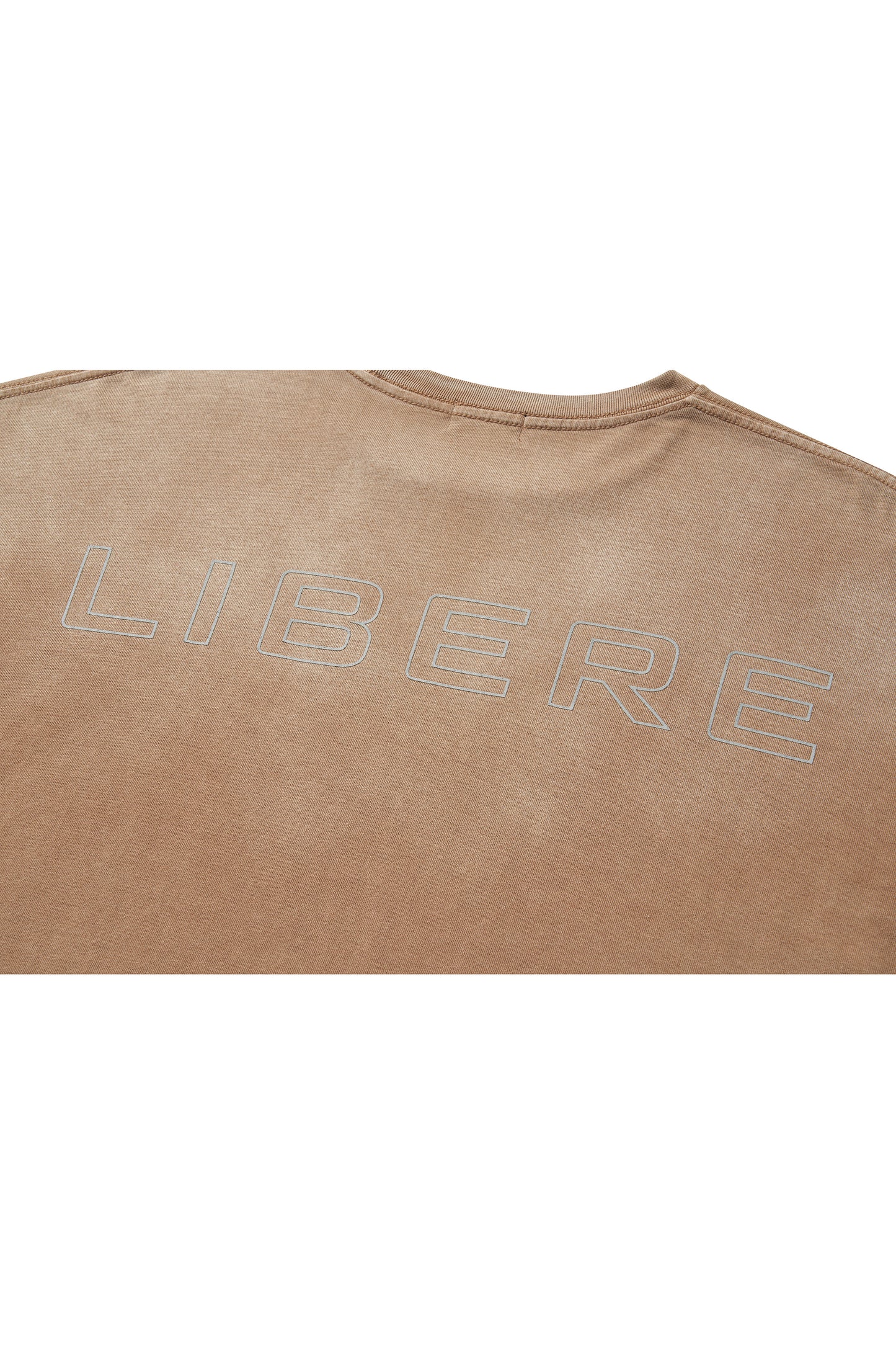 REFLECT LOGO LONG SLEEVE T-SHIRTS / BROWN