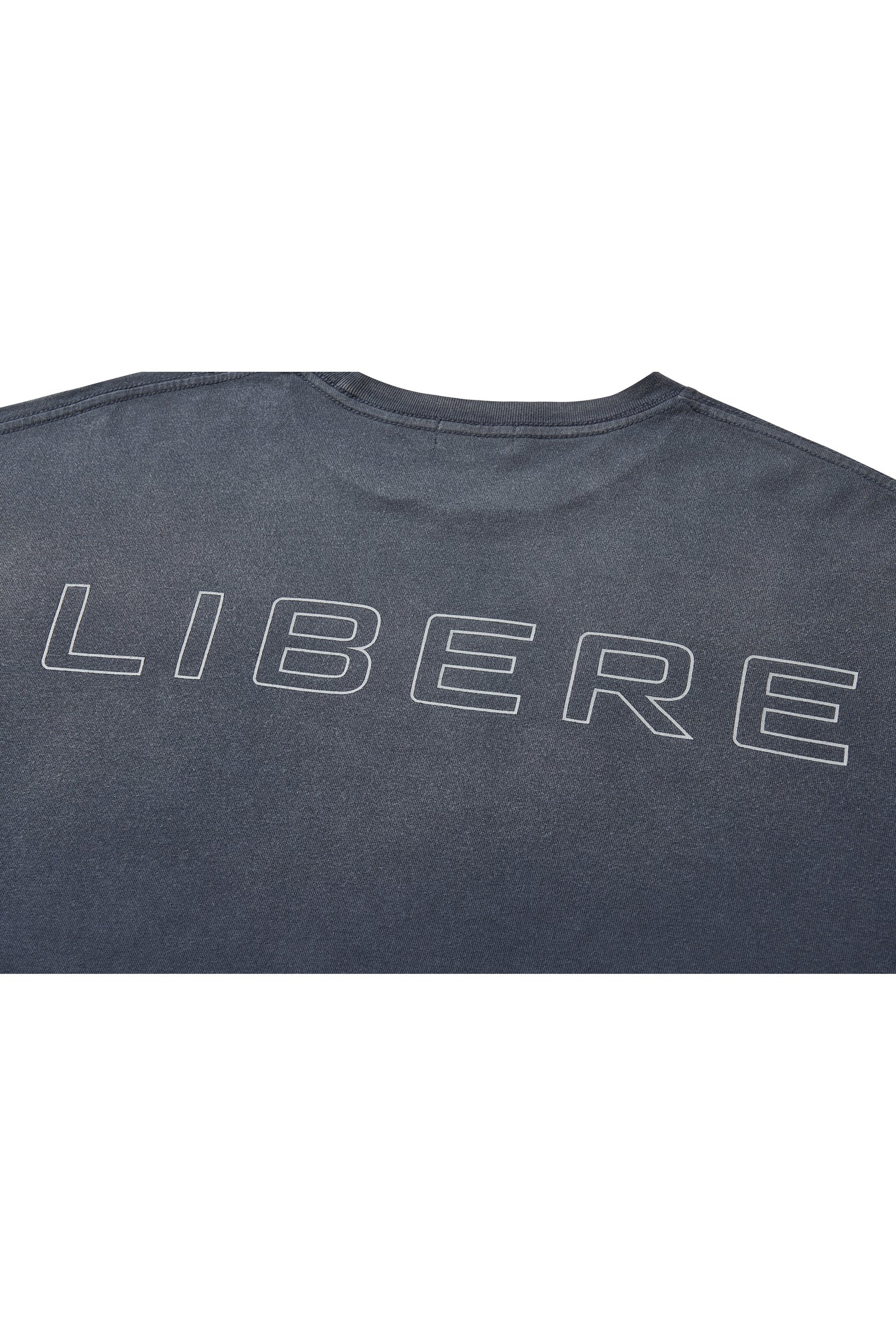 REFLECT LOGO LONG SLEEVE T-SHIRTS / NAVY