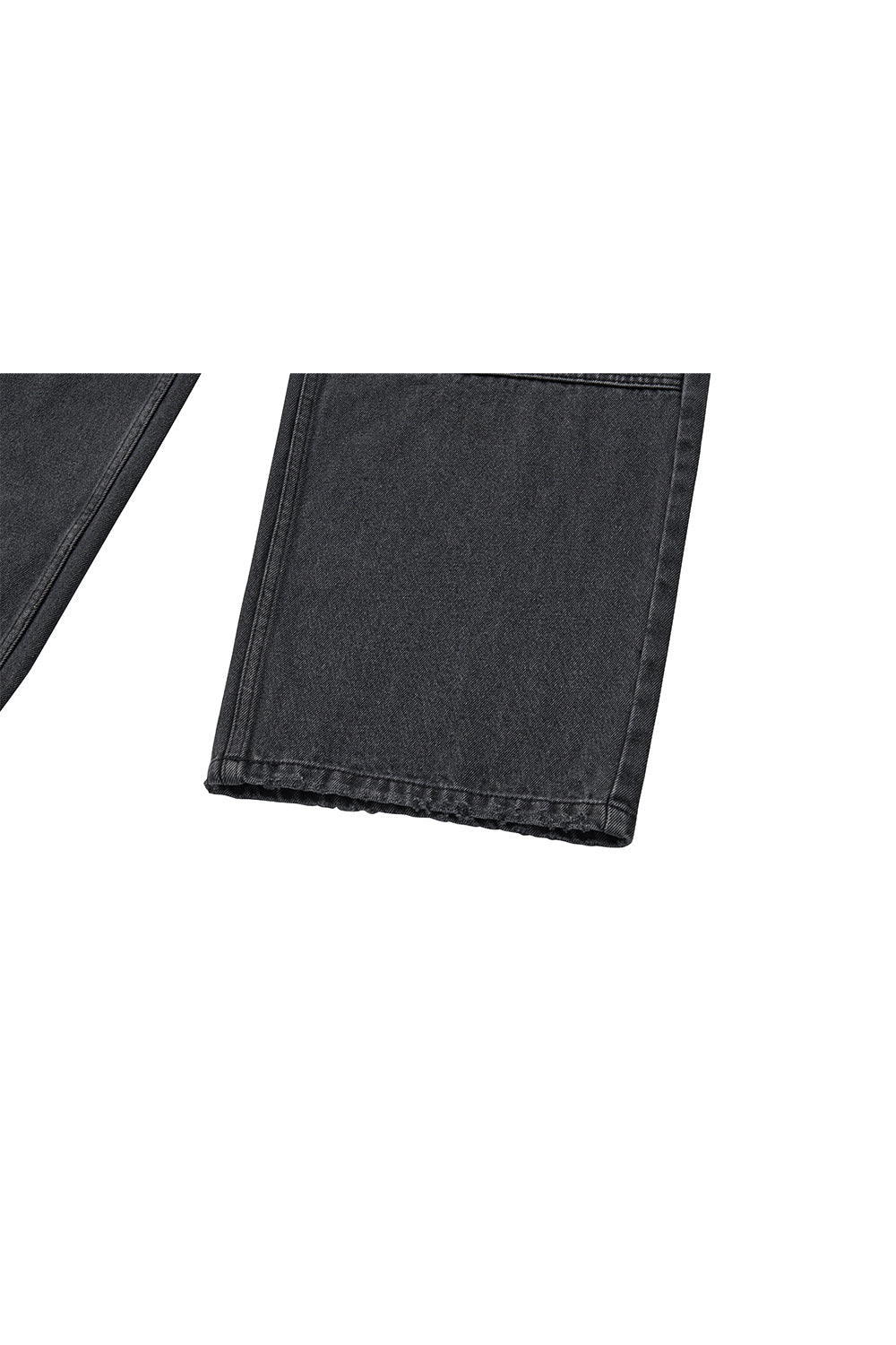 WESTERN DOUBLE KNEE DENIM PANTS / BLACK