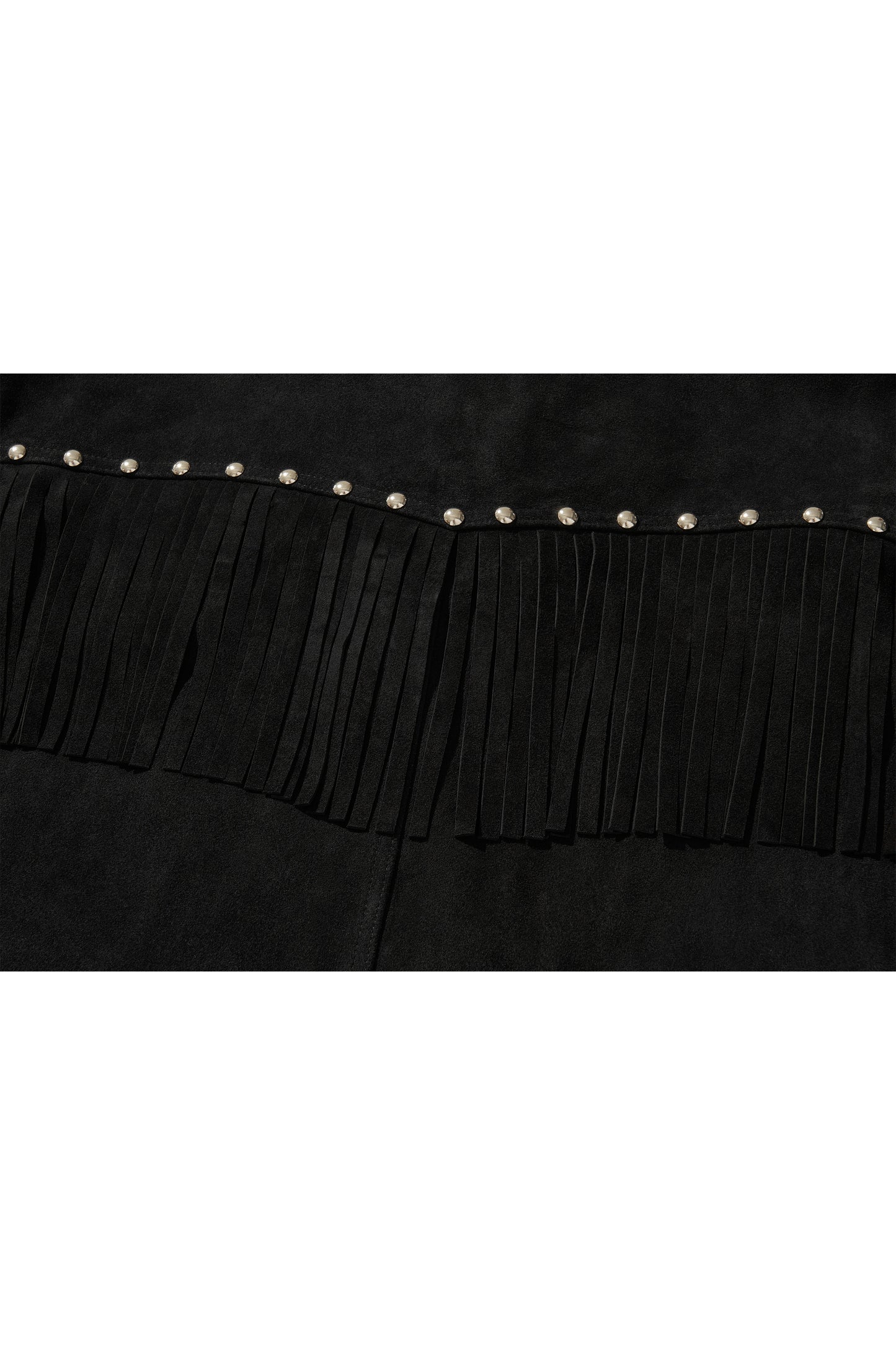 WESTERN LEATHER WORK JACKET / BLACK