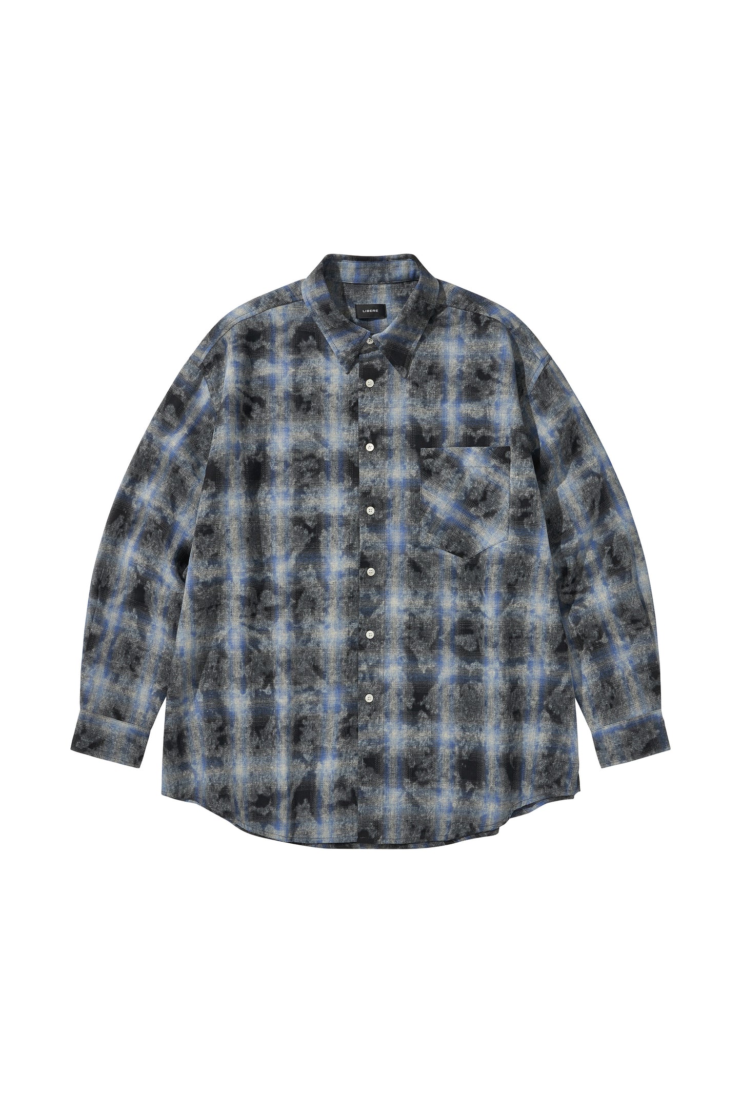 WESTERN OMBRE SHIRTS / NAVY
