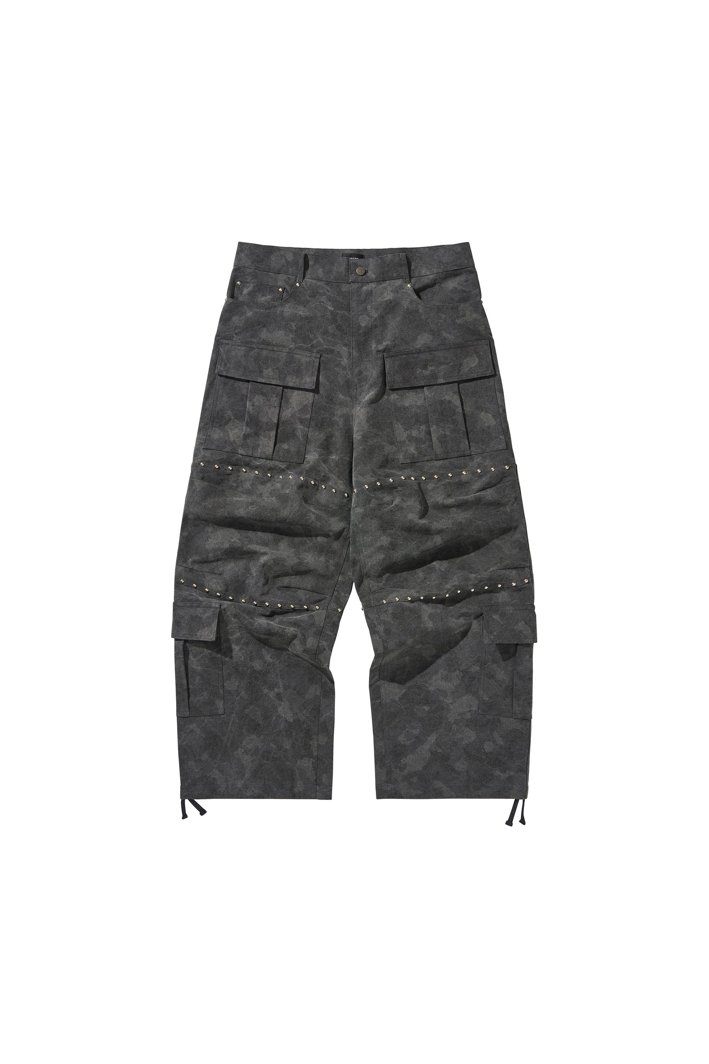 WIDE CARGO PANTS / BLACK