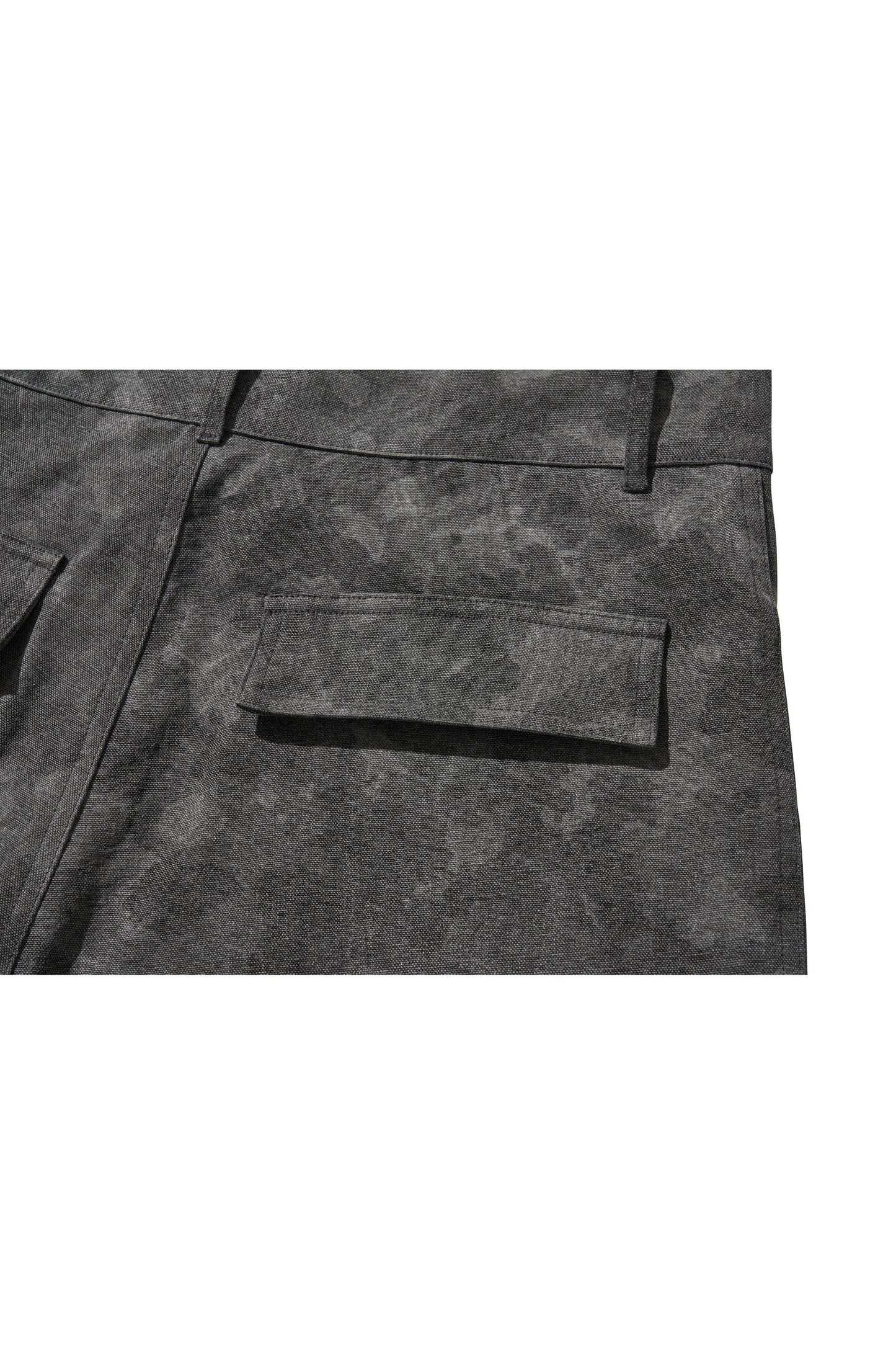 WIDE CARGO PANTS / BLACK