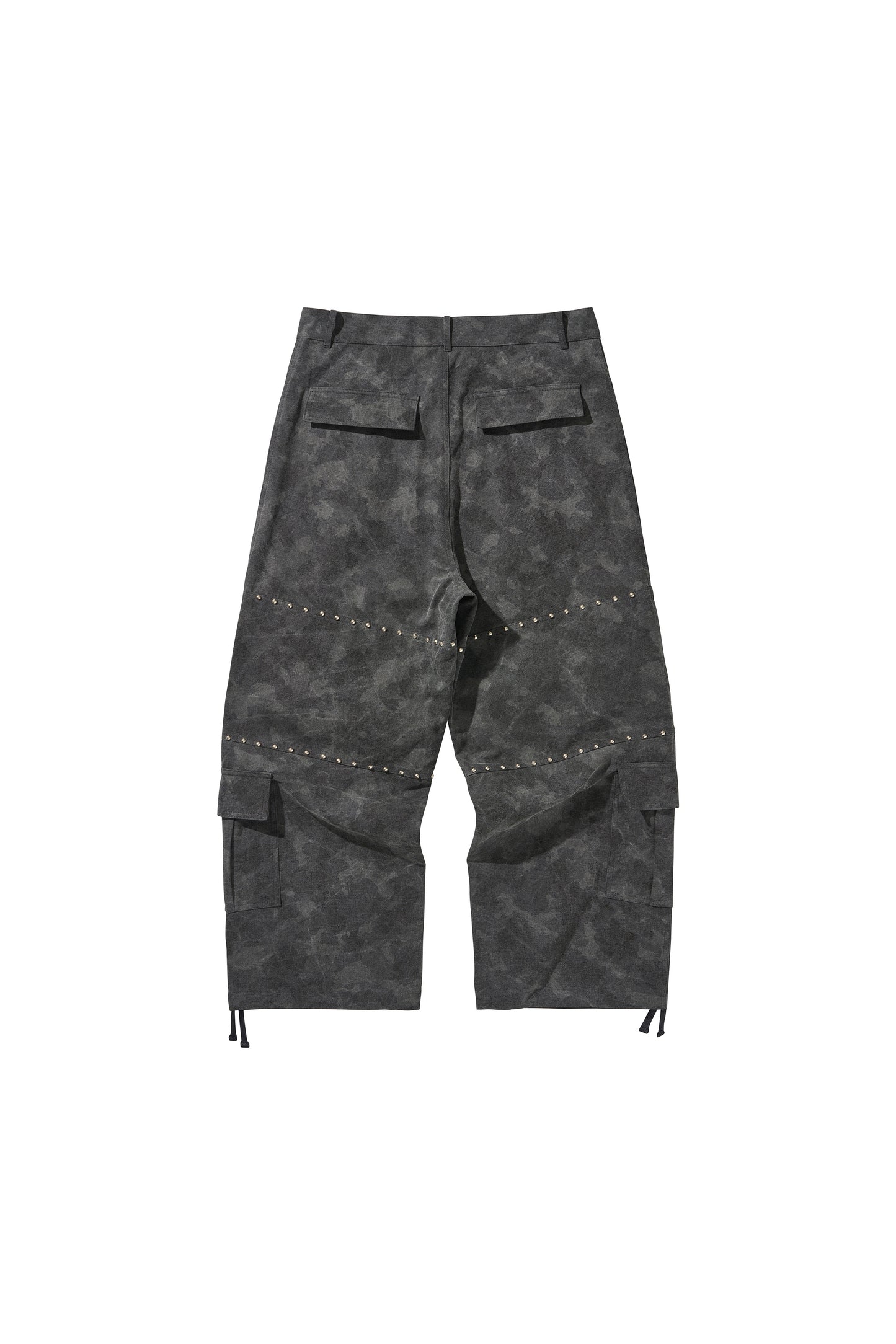 WIDE CARGO PANTS / BLACK
