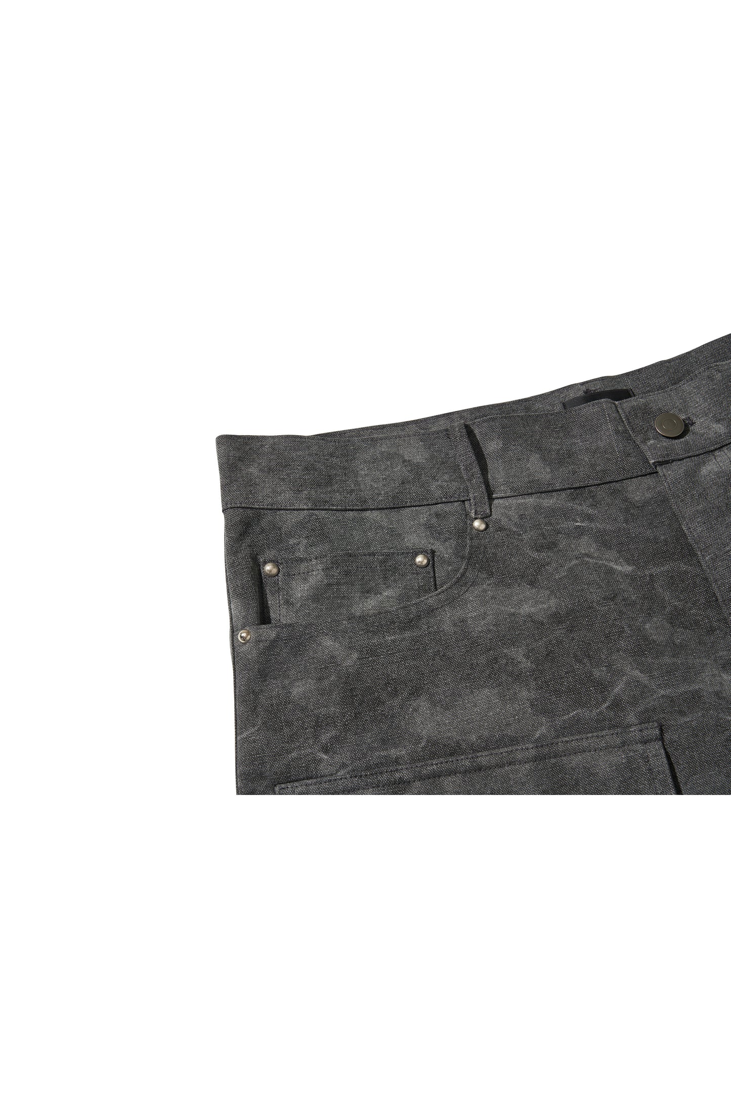 WIDE CARGO PANTS / BLACK