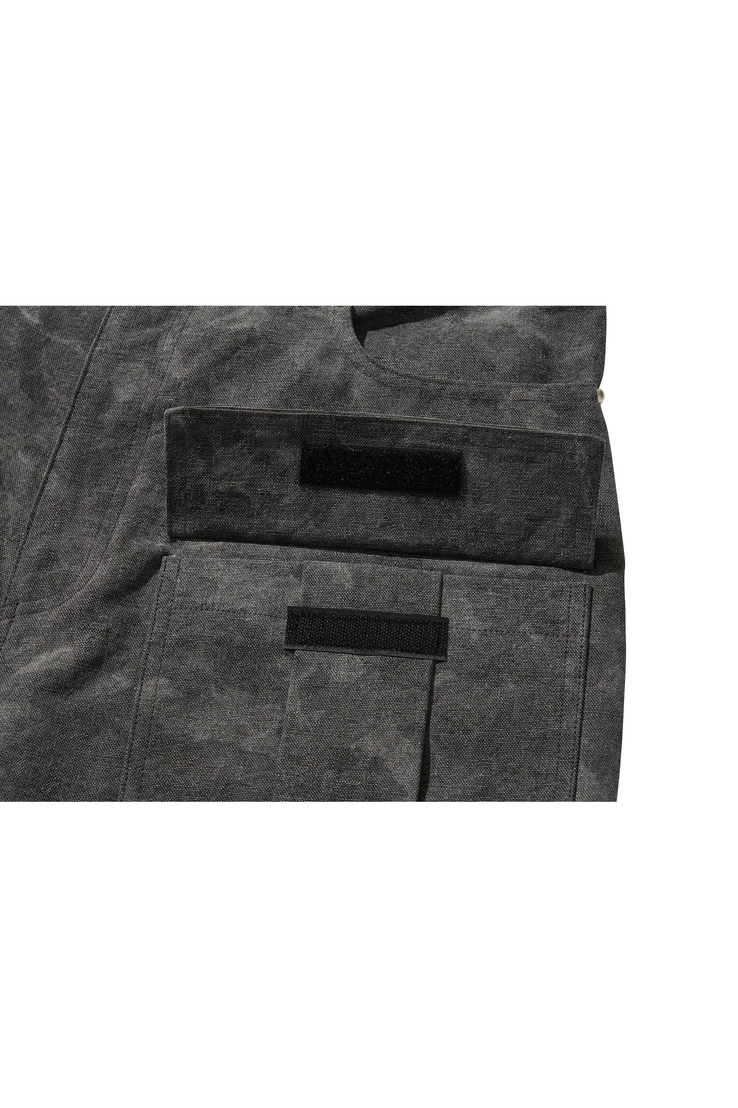 WIDE CARGO PANTS / BLACK