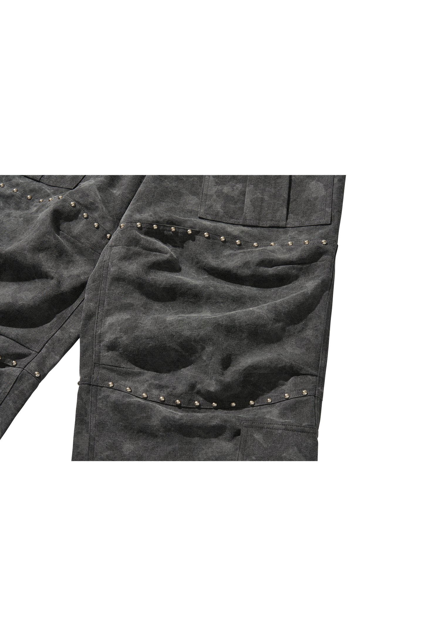 WIDE CARGO PANTS / BLACK