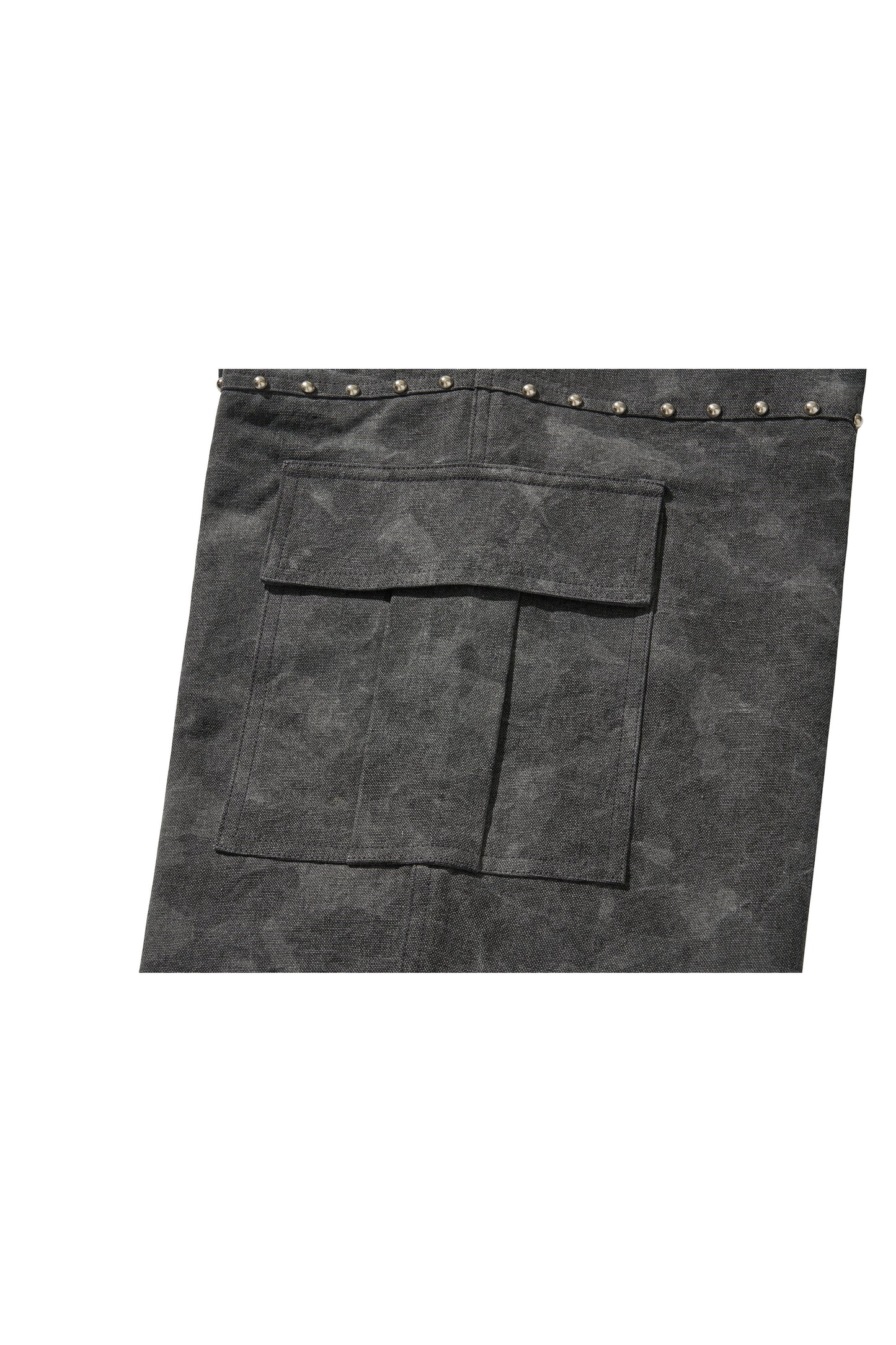 WIDE CARGO PANTS / BLACK