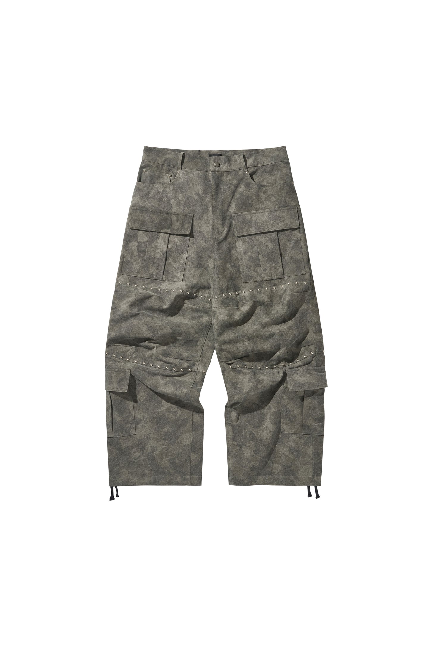 WIDE CARGO PANTS / MILITARY CAMO