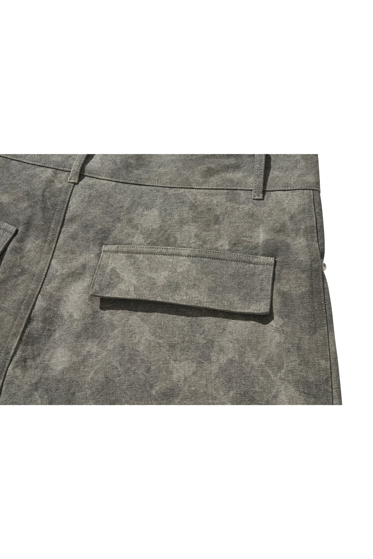 WIDE CARGO PANTS / MILITARY CAMO