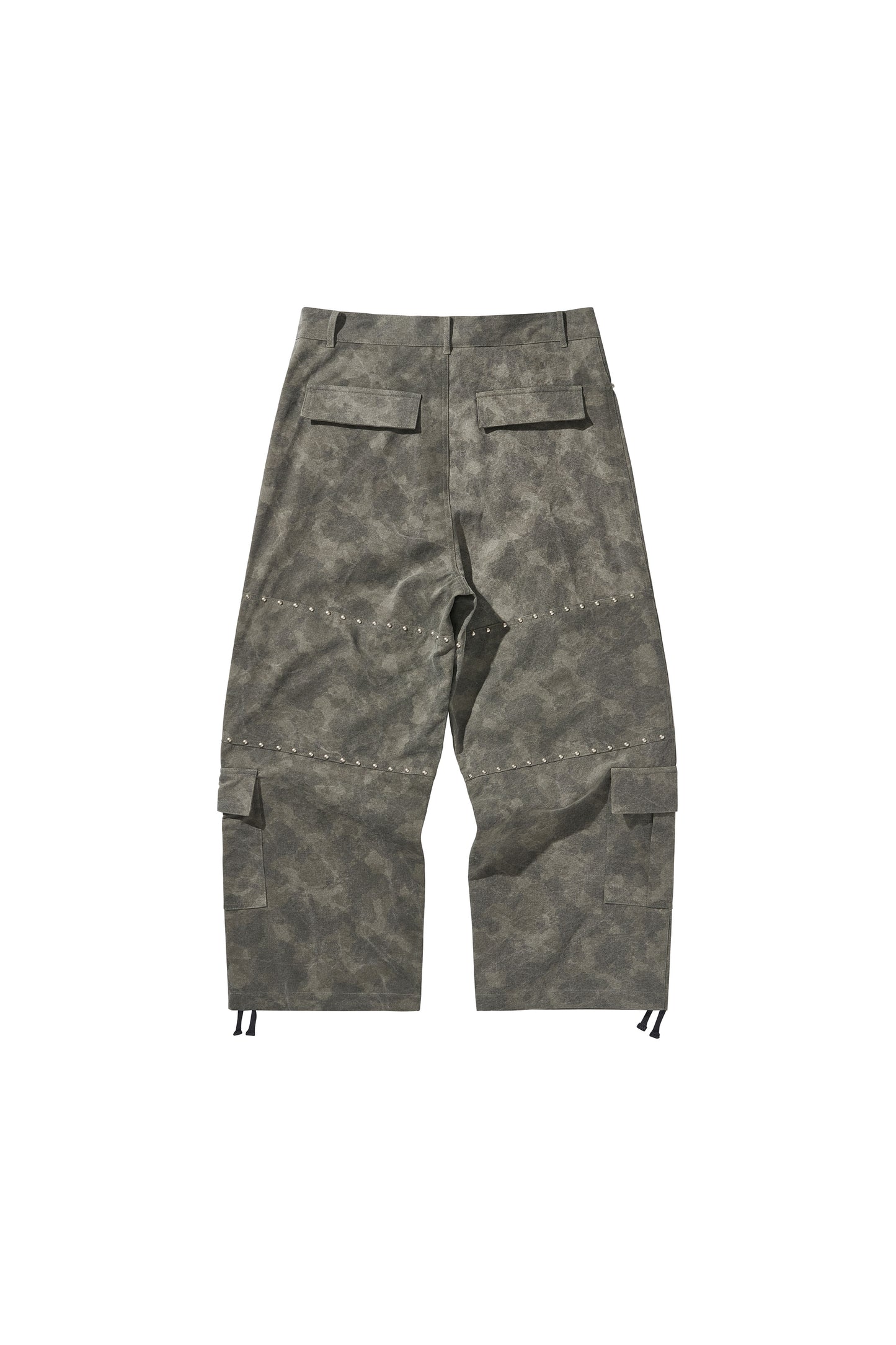 WIDE CARGO PANTS / MILITARY CAMO