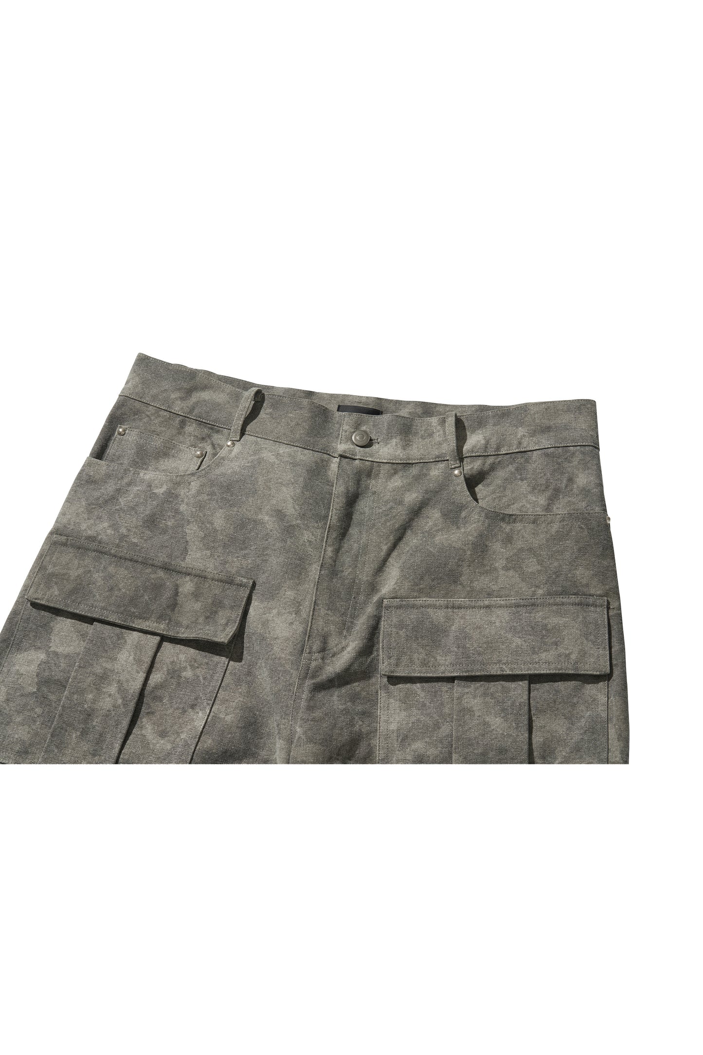 WIDE CARGO PANTS / MILITARY CAMO
