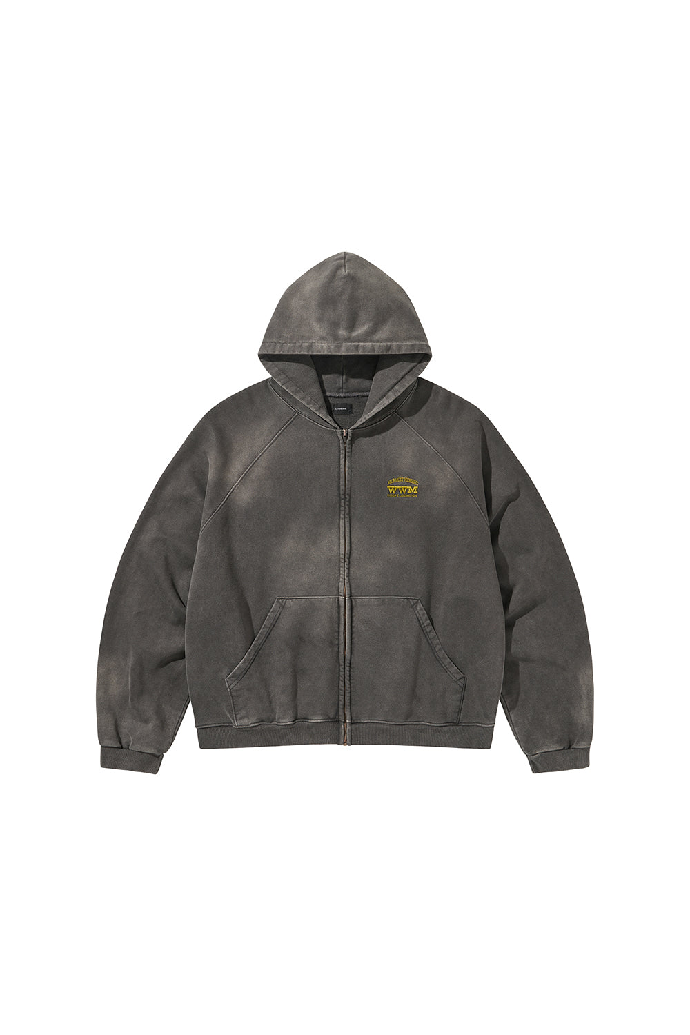 WWM ZIP-UP HOODY / CHARCOAL