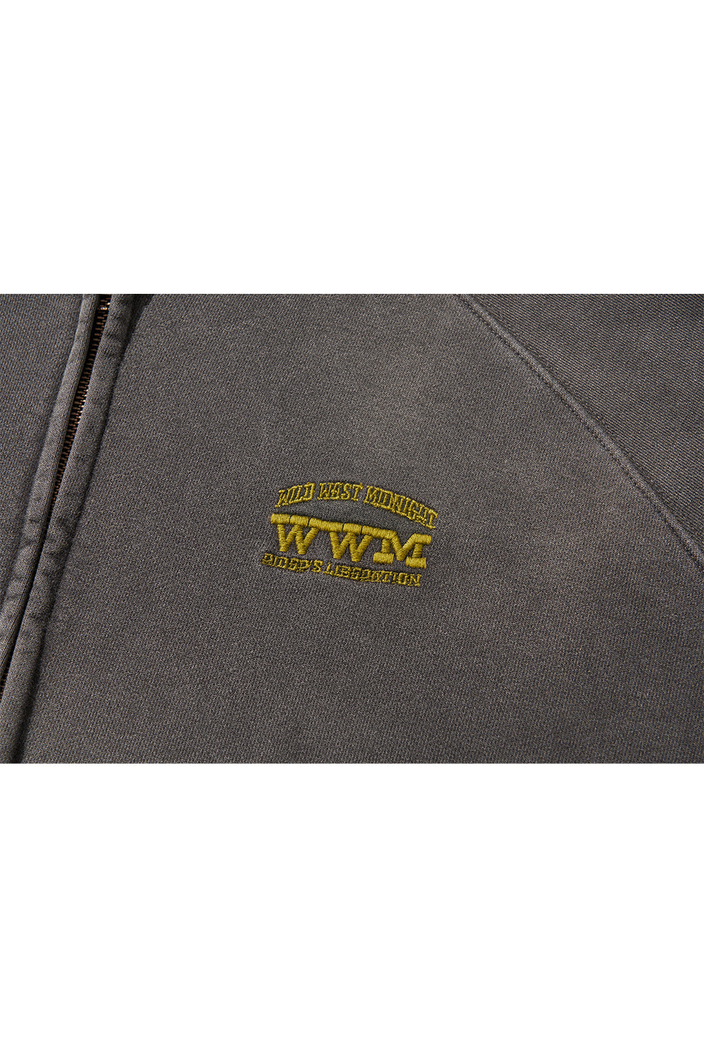 WWM ZIP-UP HOODY / CHARCOAL