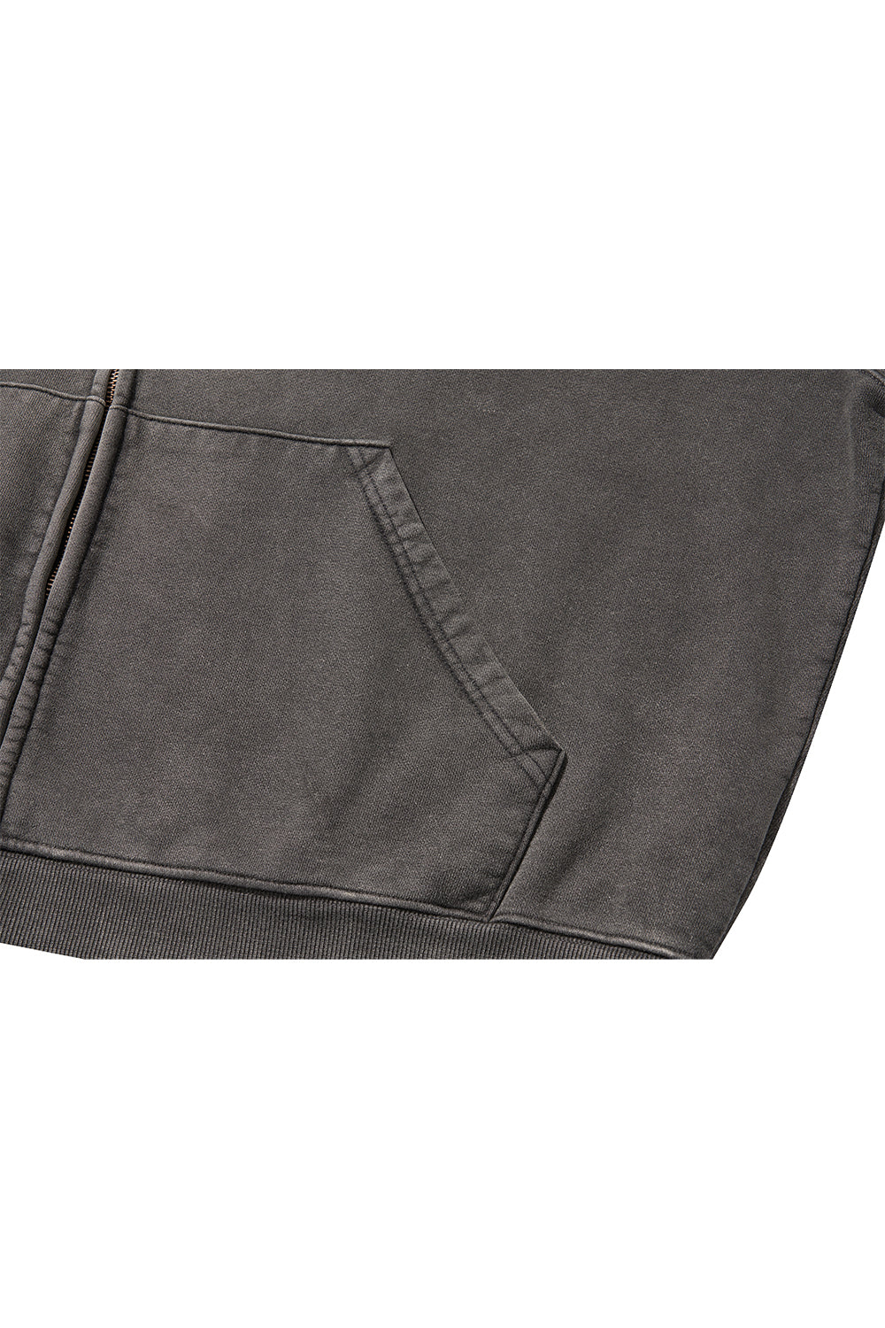 WWM ZIP-UP HOODY / CHARCOAL