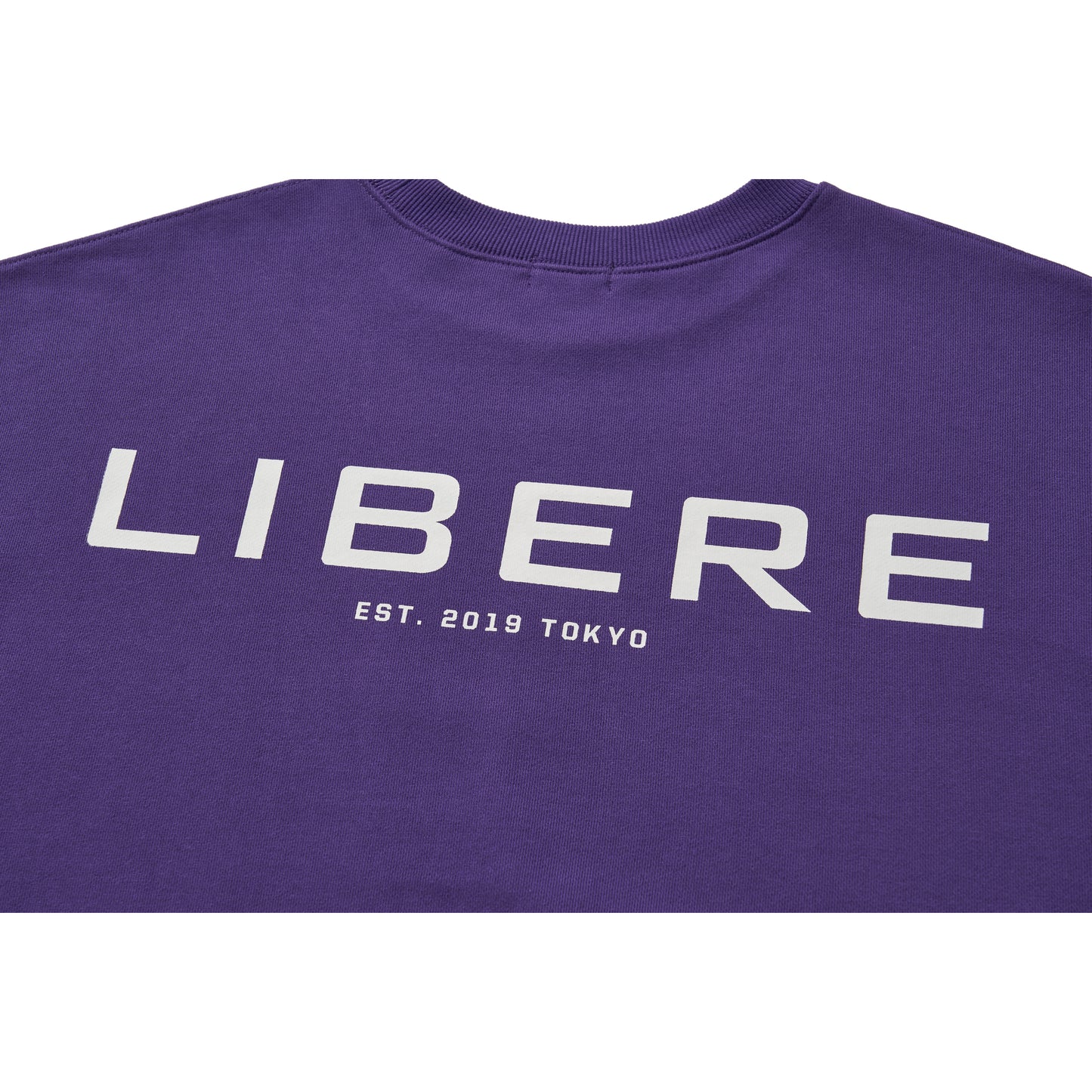 LIBERE LOGO CREWNECK SWEAT / PURPLE