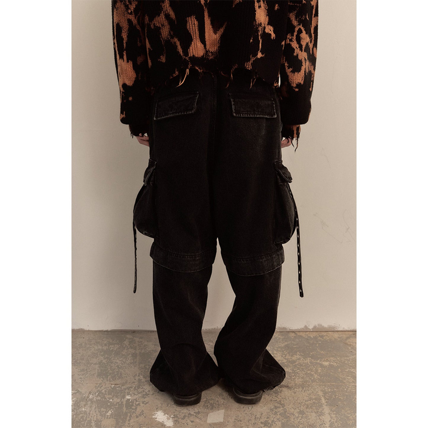 UTILITY CARGO PANTS / BLACK