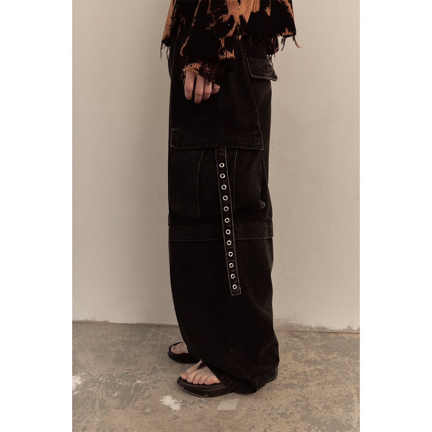 UTILITY CARGO PANTS / BLACK