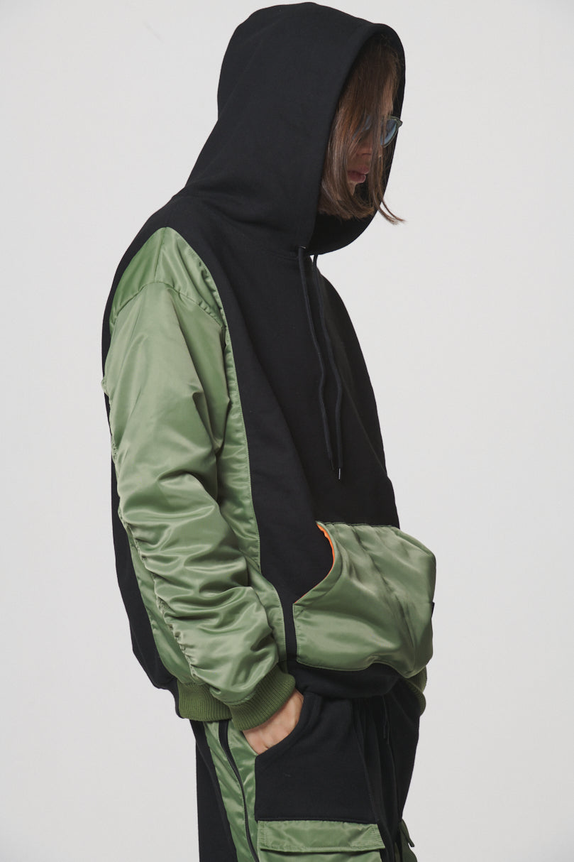 MA-1 MK2 HOODIE / BLACK