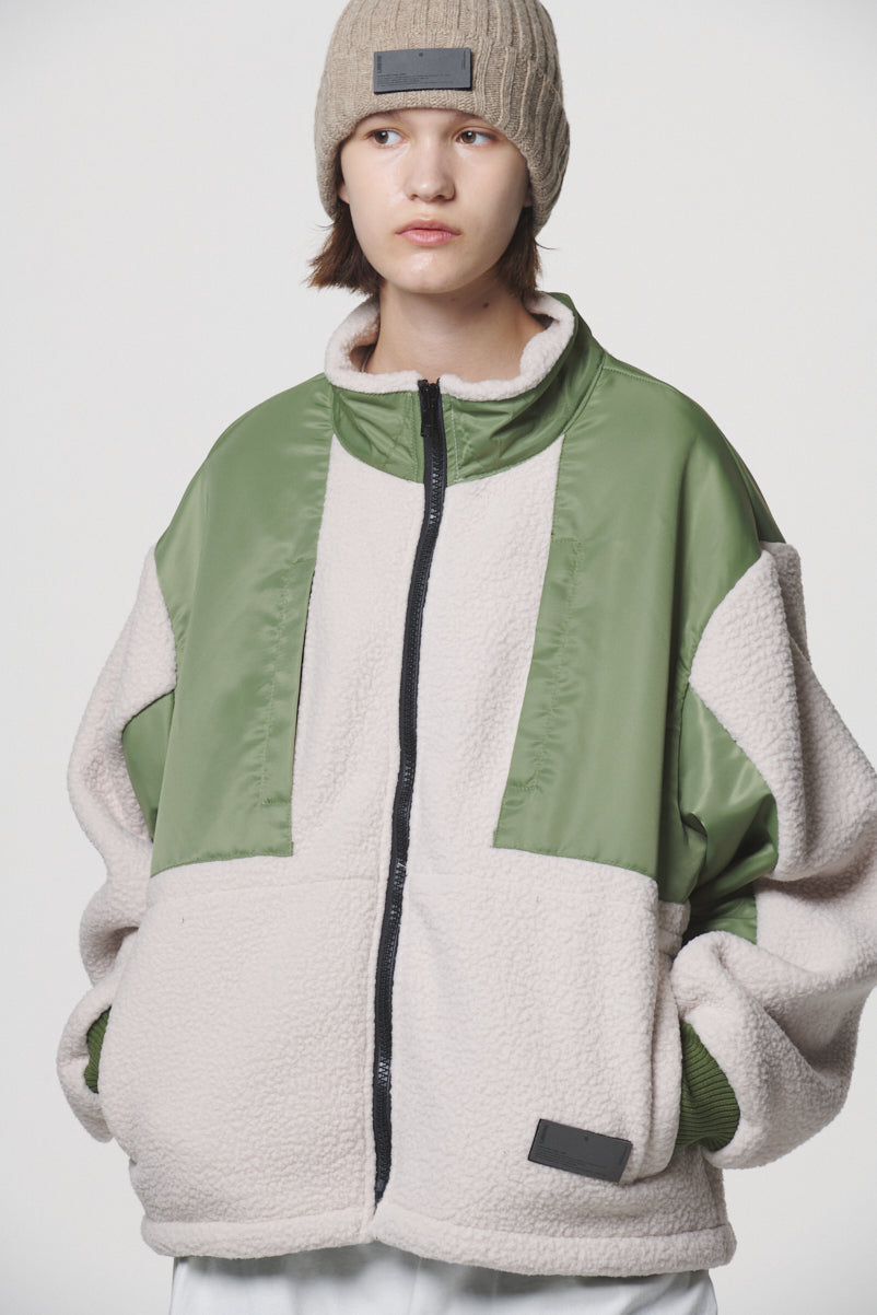 FLEECE JACKET / IVORY