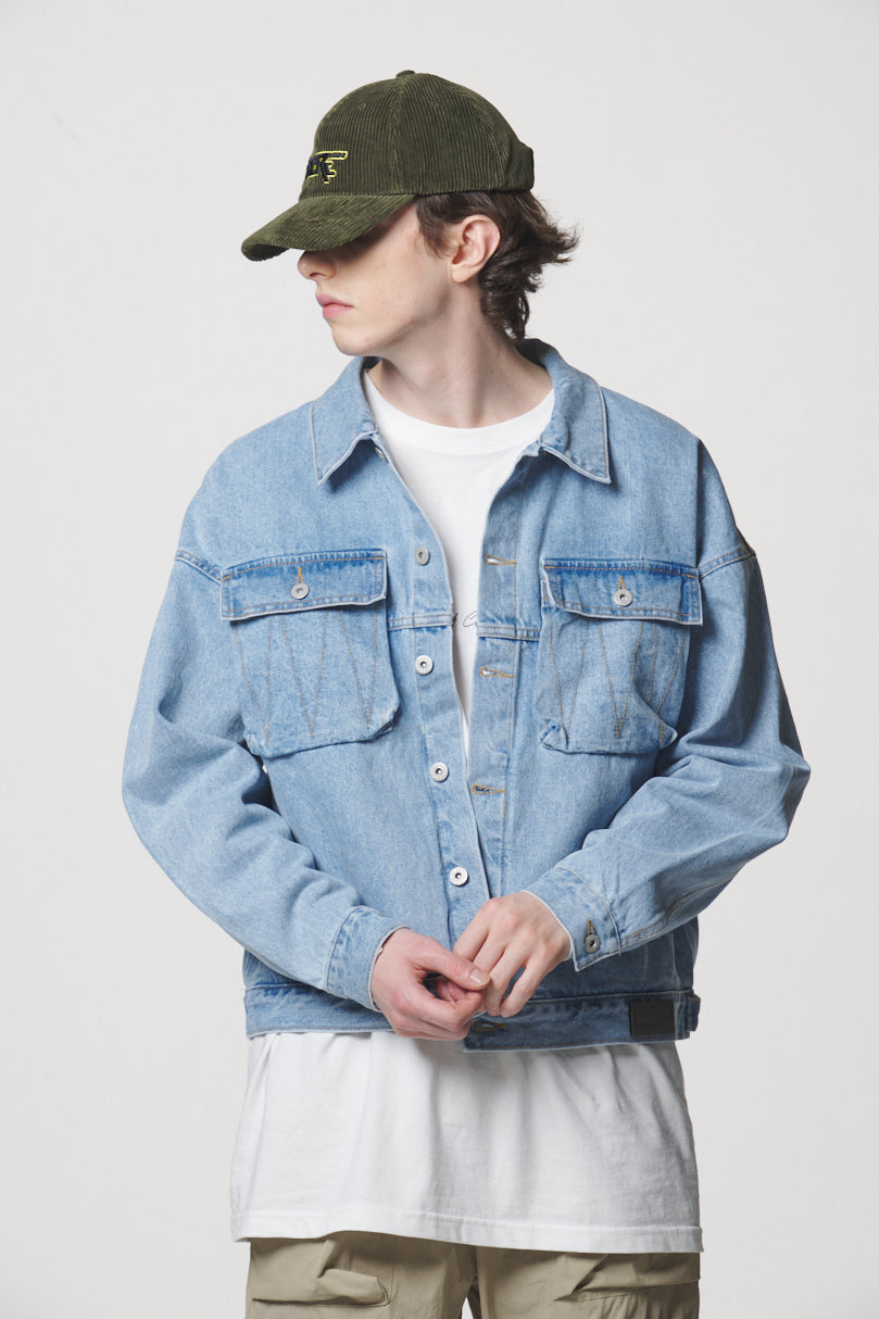 21 DENIM JACKET / SKY BLUE