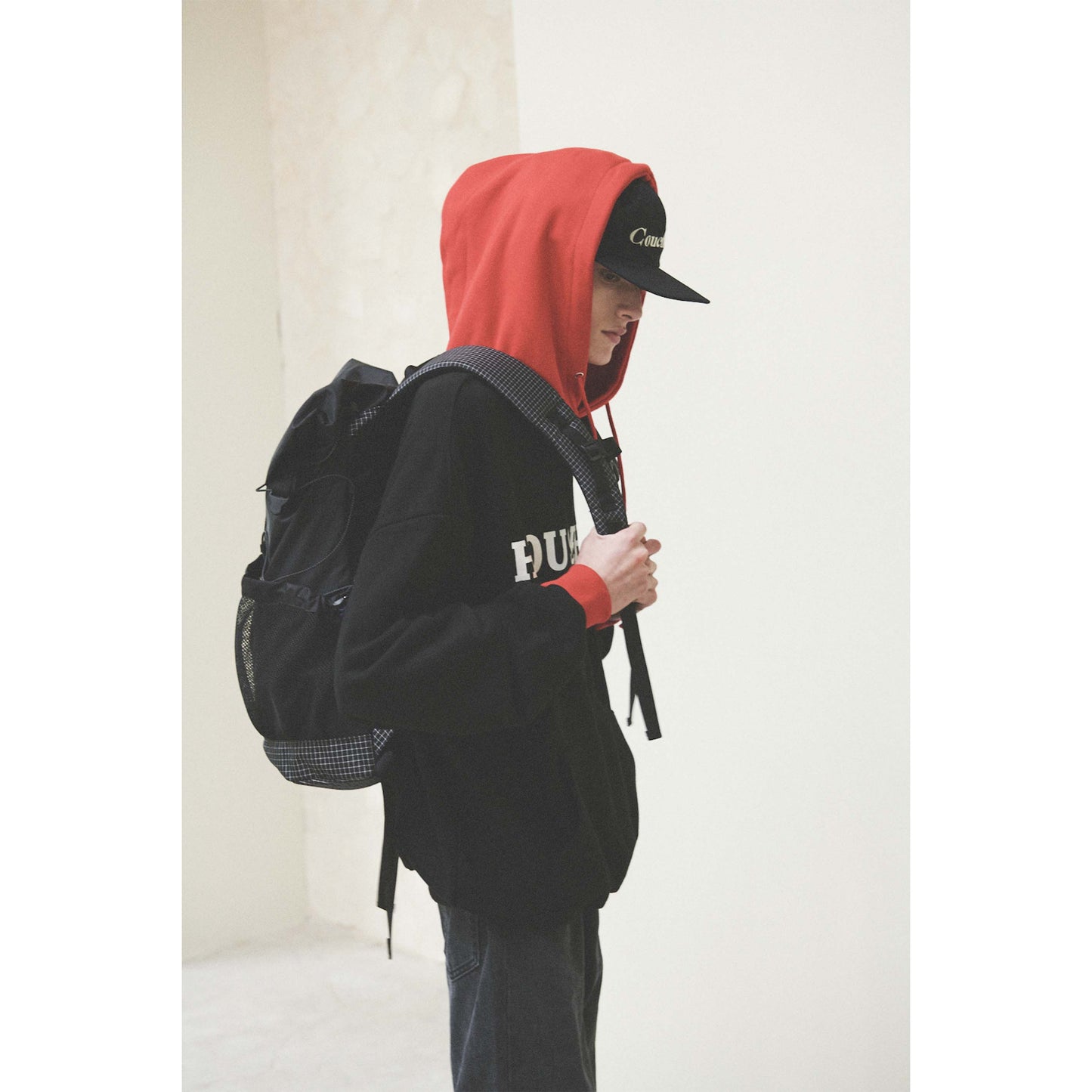 H LOGO HOODIE / BLACK